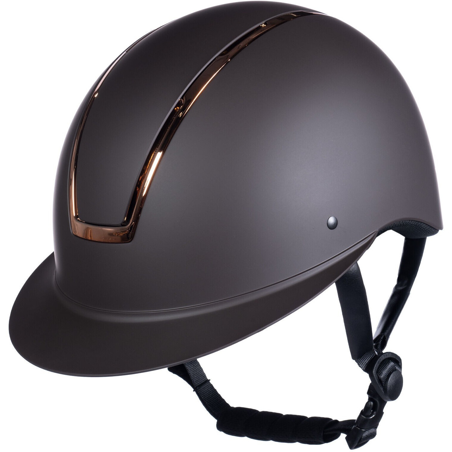 Damen Reithelm LADY SHIELD braun/rosegold