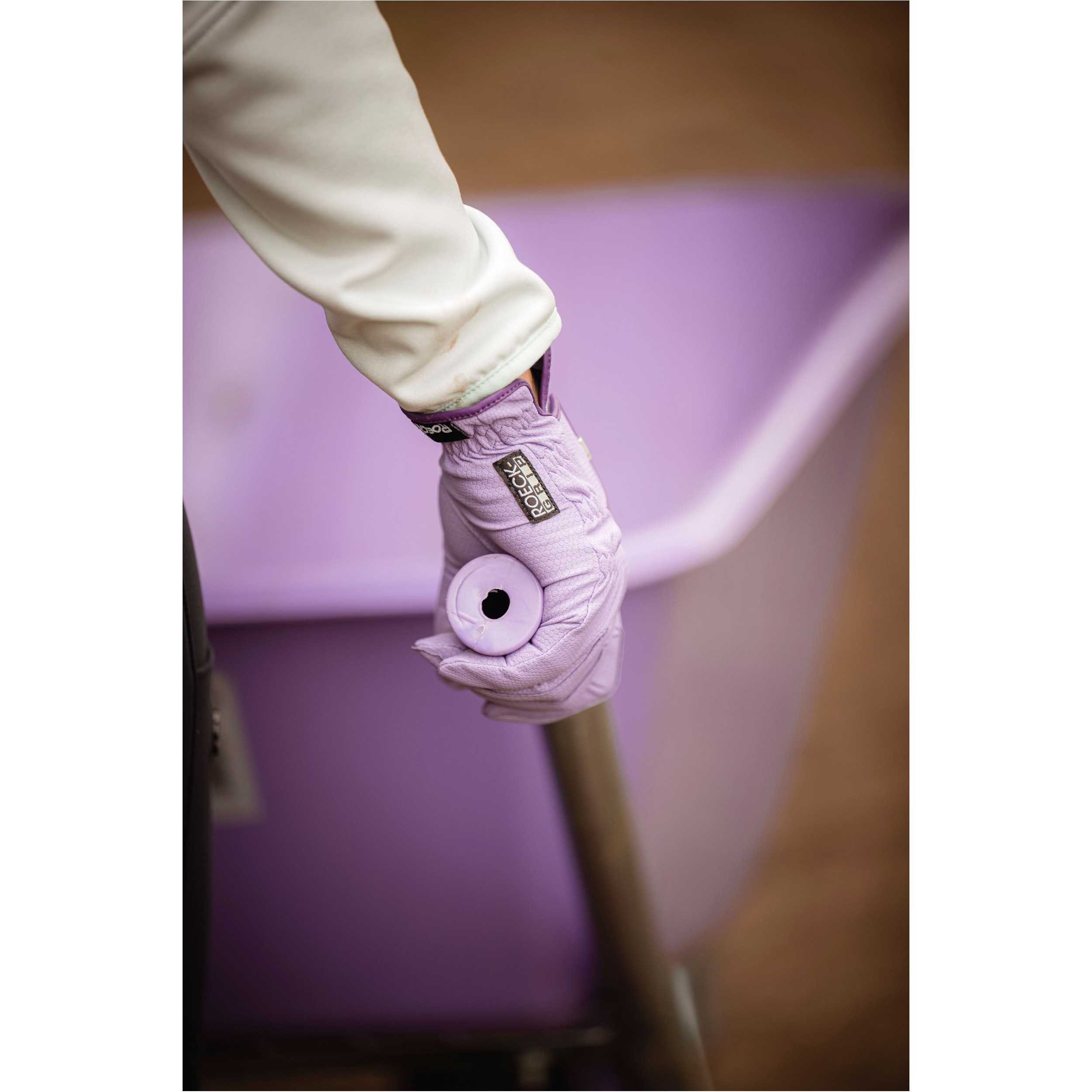 Damen Reithandschuhe LONA viola