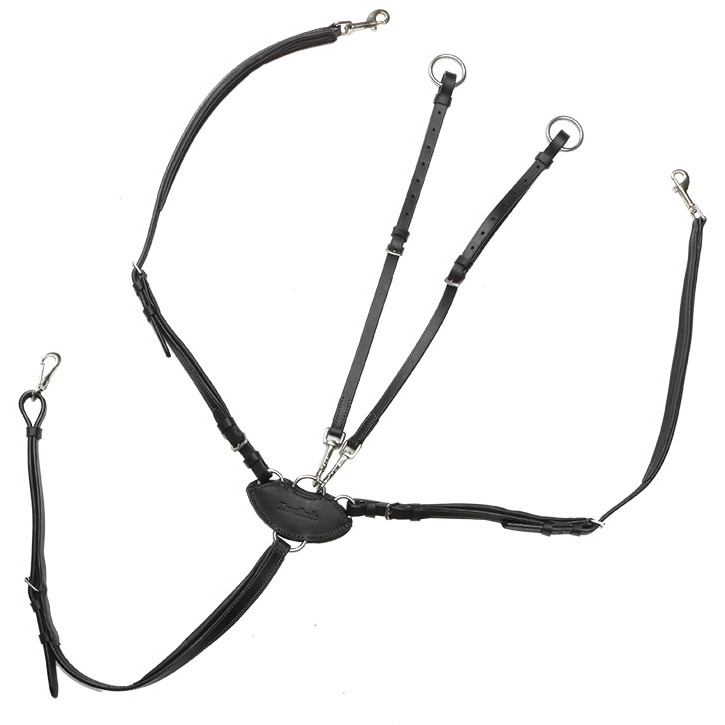 Vorderzeug V-SHAPE Softleder schwarz