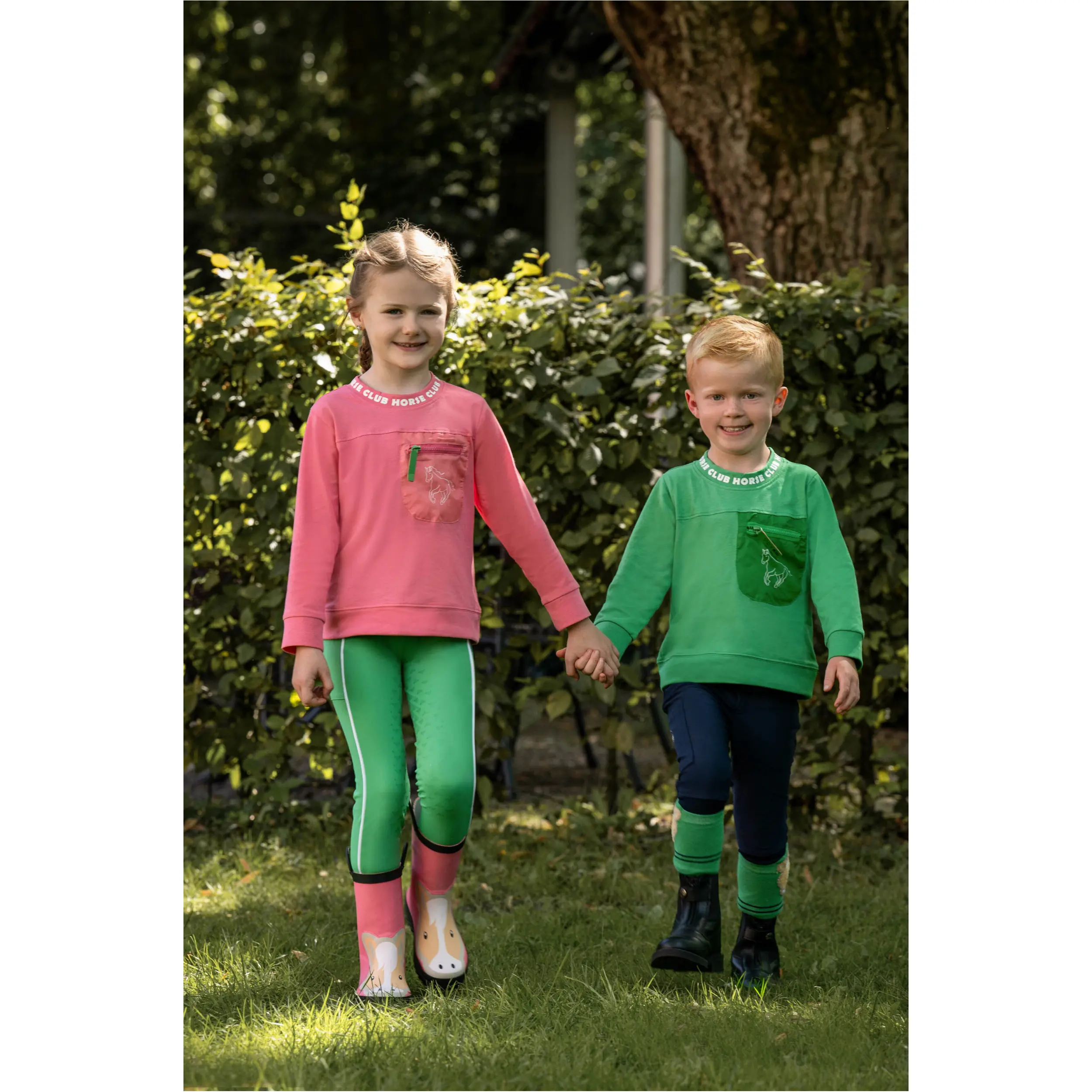 Kinder Reitsocken MAUI grün