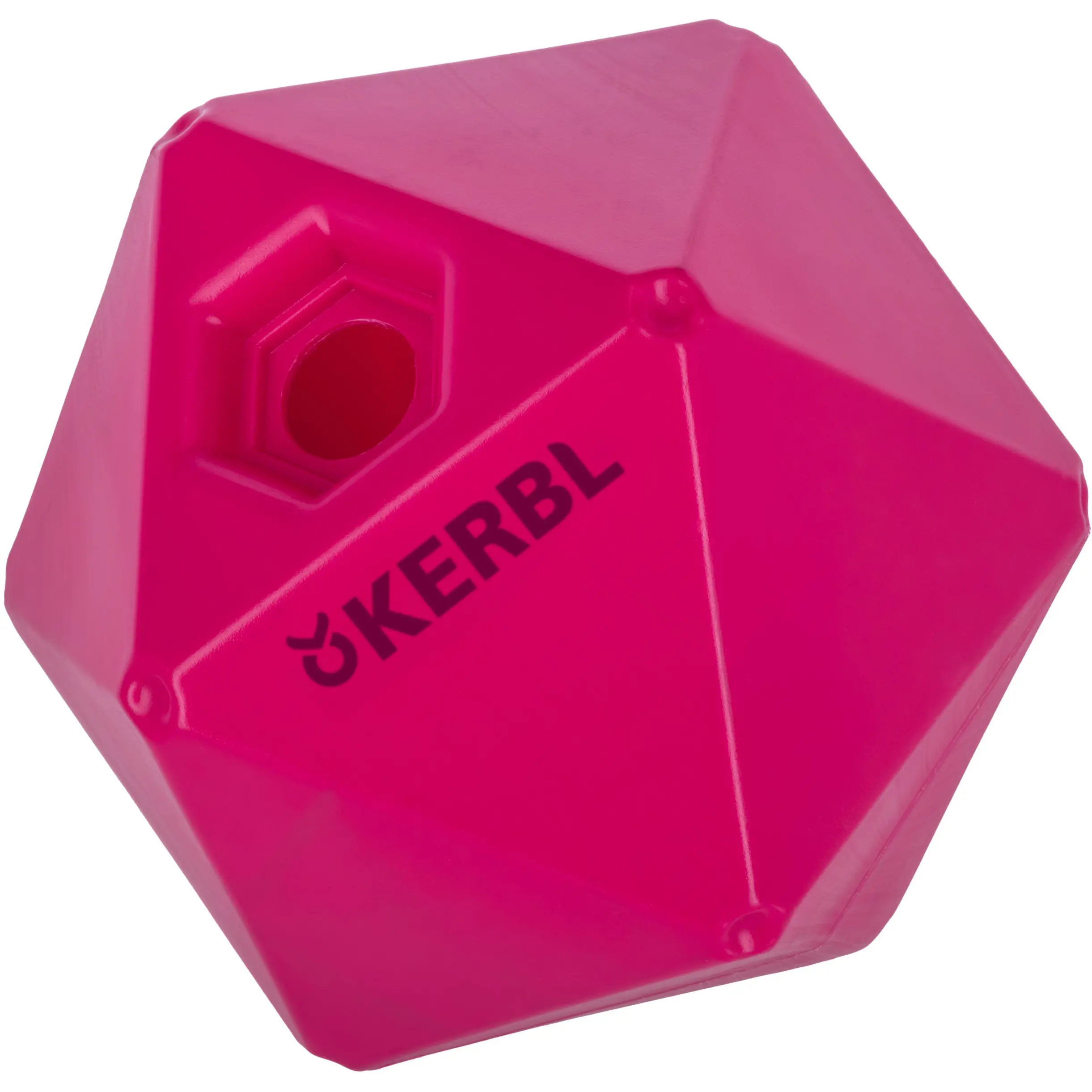 Leckerli- und Beschäftigungsball für Pferde pink