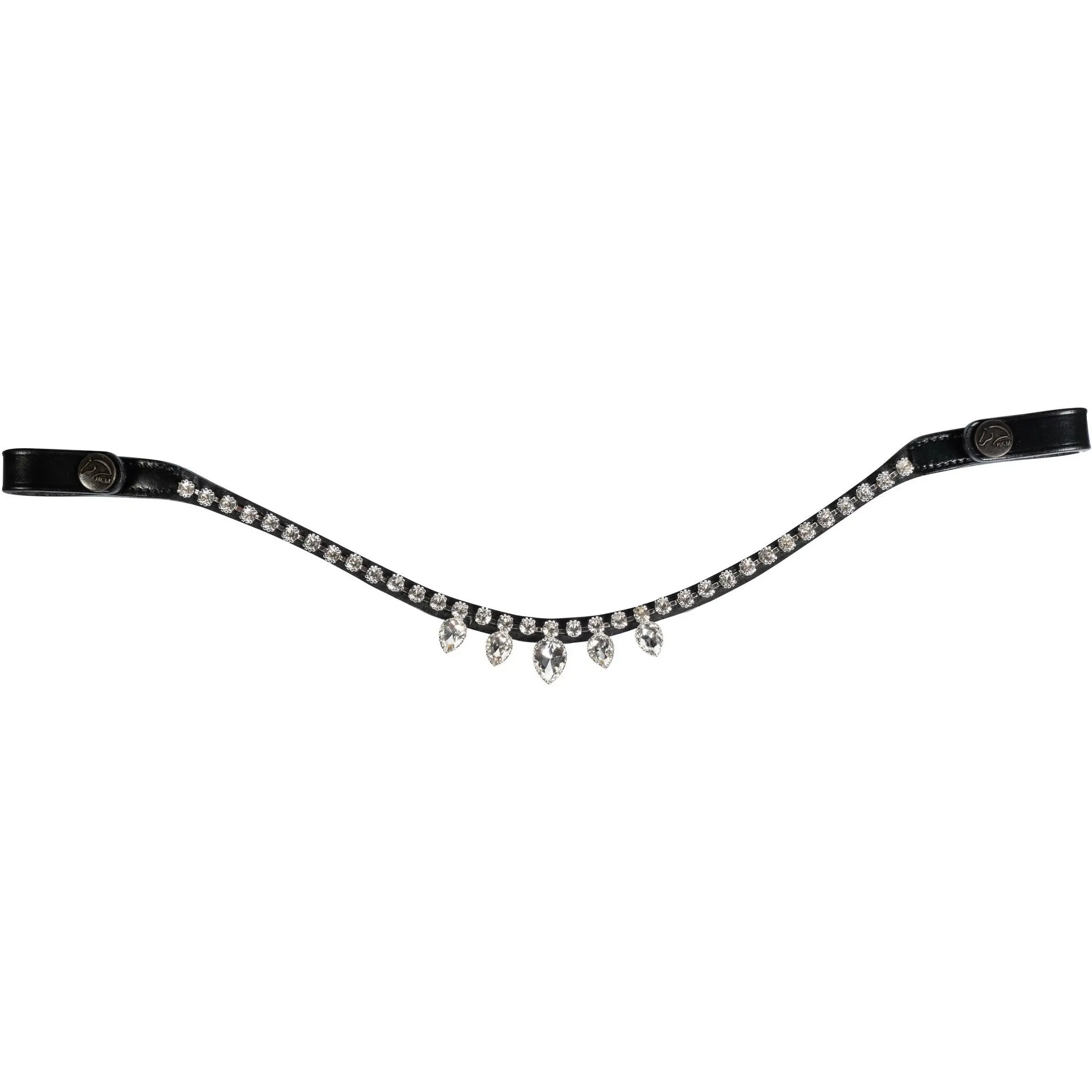 Stirnband ALISHA schwarz/weiß