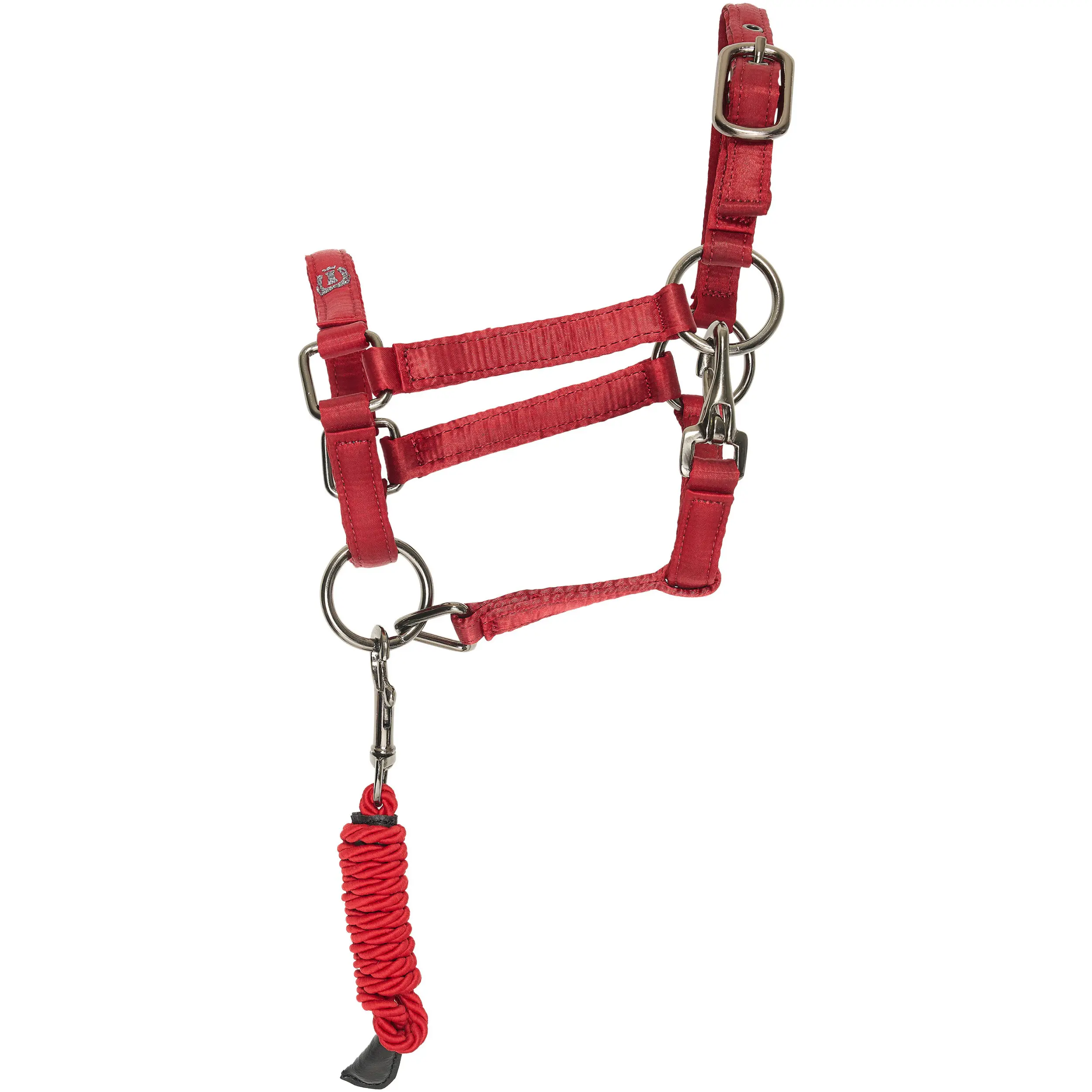 Hobby Horse Halfter mit Führstrick IRHFree Spirit rot