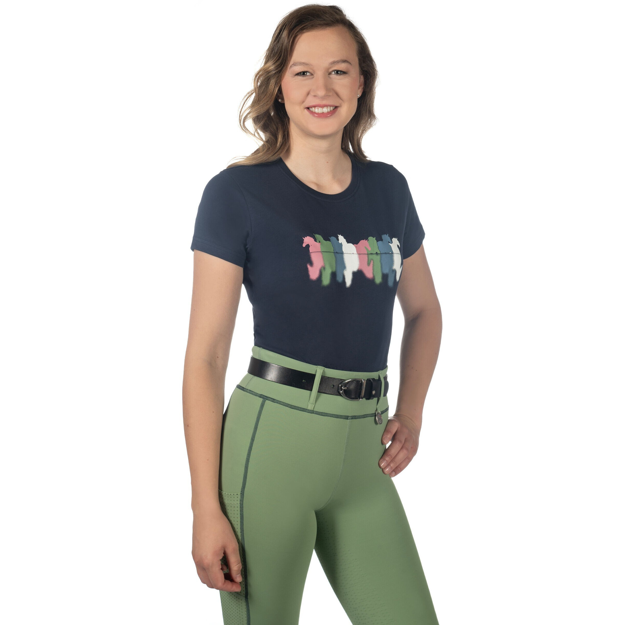 Damen T-Shirt MIRROR dunkelblau