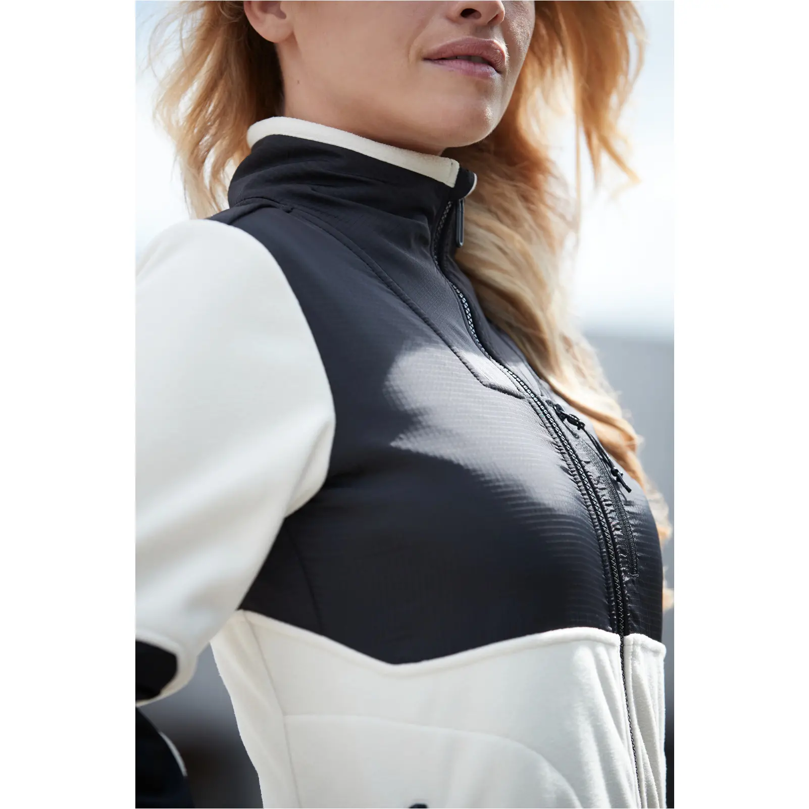 Damen Fleecereitjacke NORMA ZIP sandshell