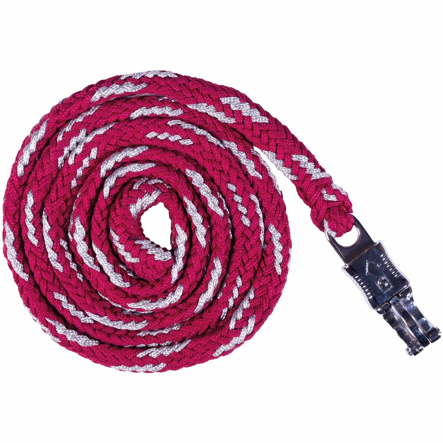 Führstrick mit Panikhaken SWEET VALENTINE pink/silber