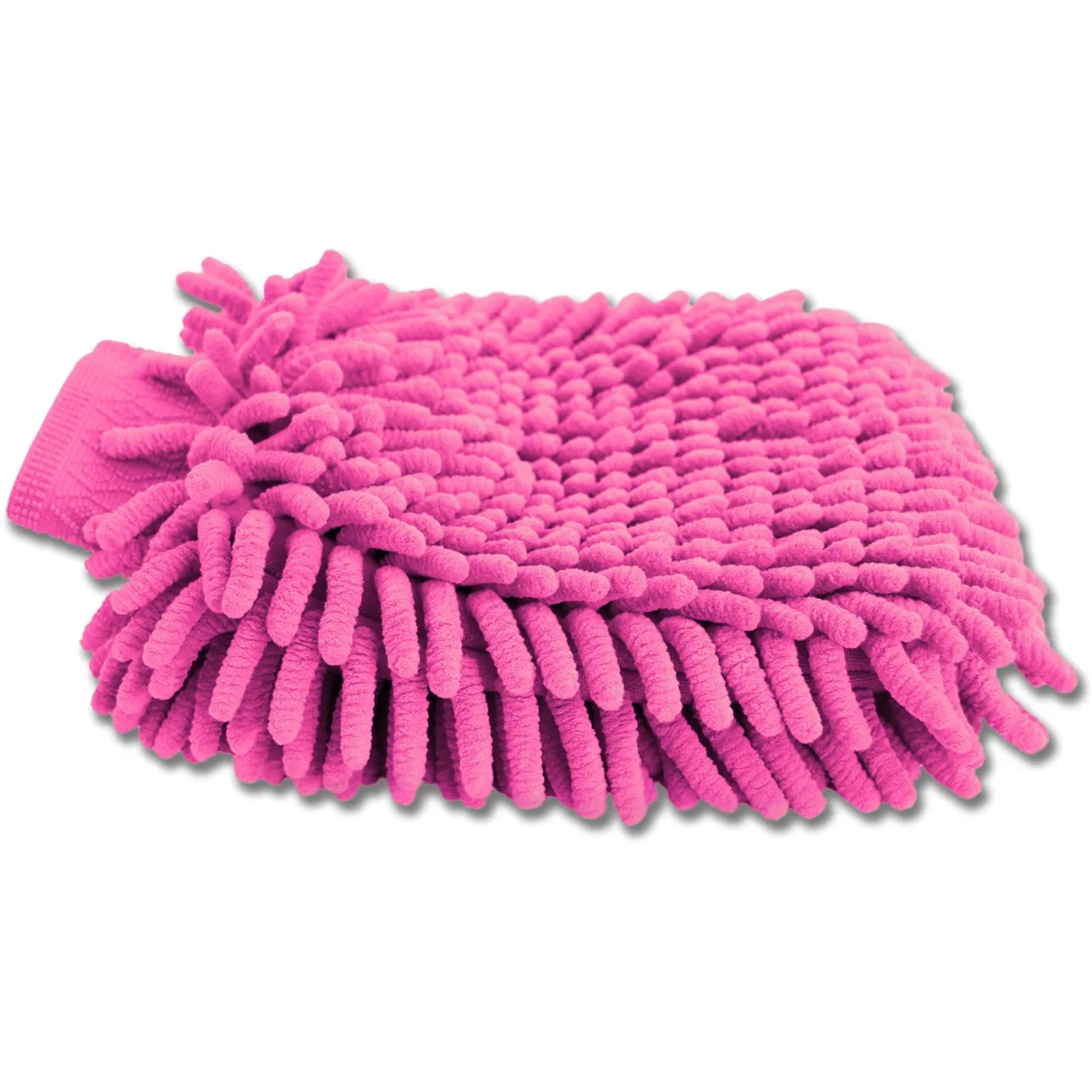 Putzhandschuh Mikrofaser pink