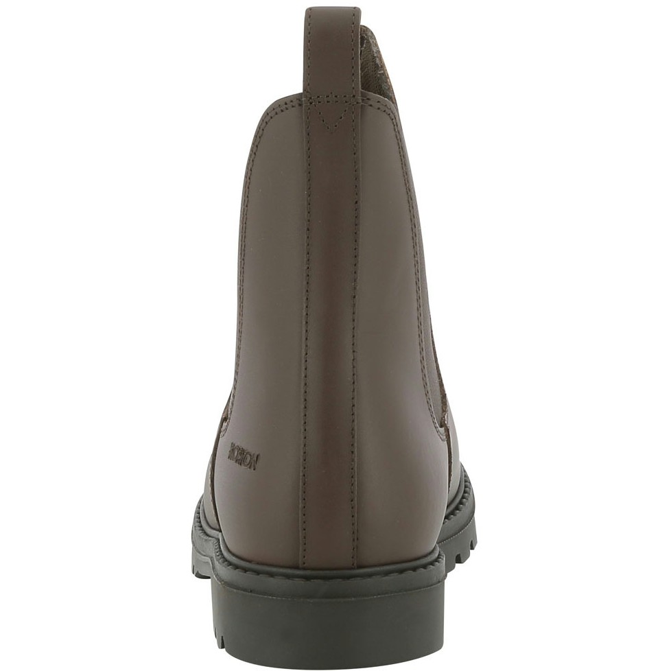Reitstiefeletten mit Stahlkappe SAFETY Rindsleder braun