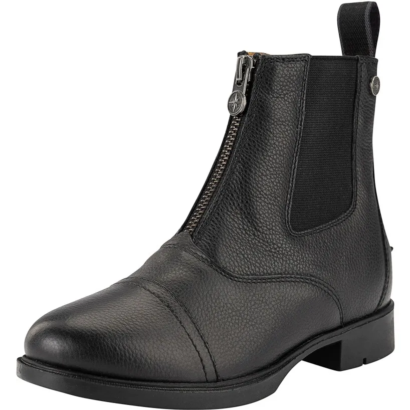 Reitstiefeletten NOVA FZ Soft Echtleder schwarz