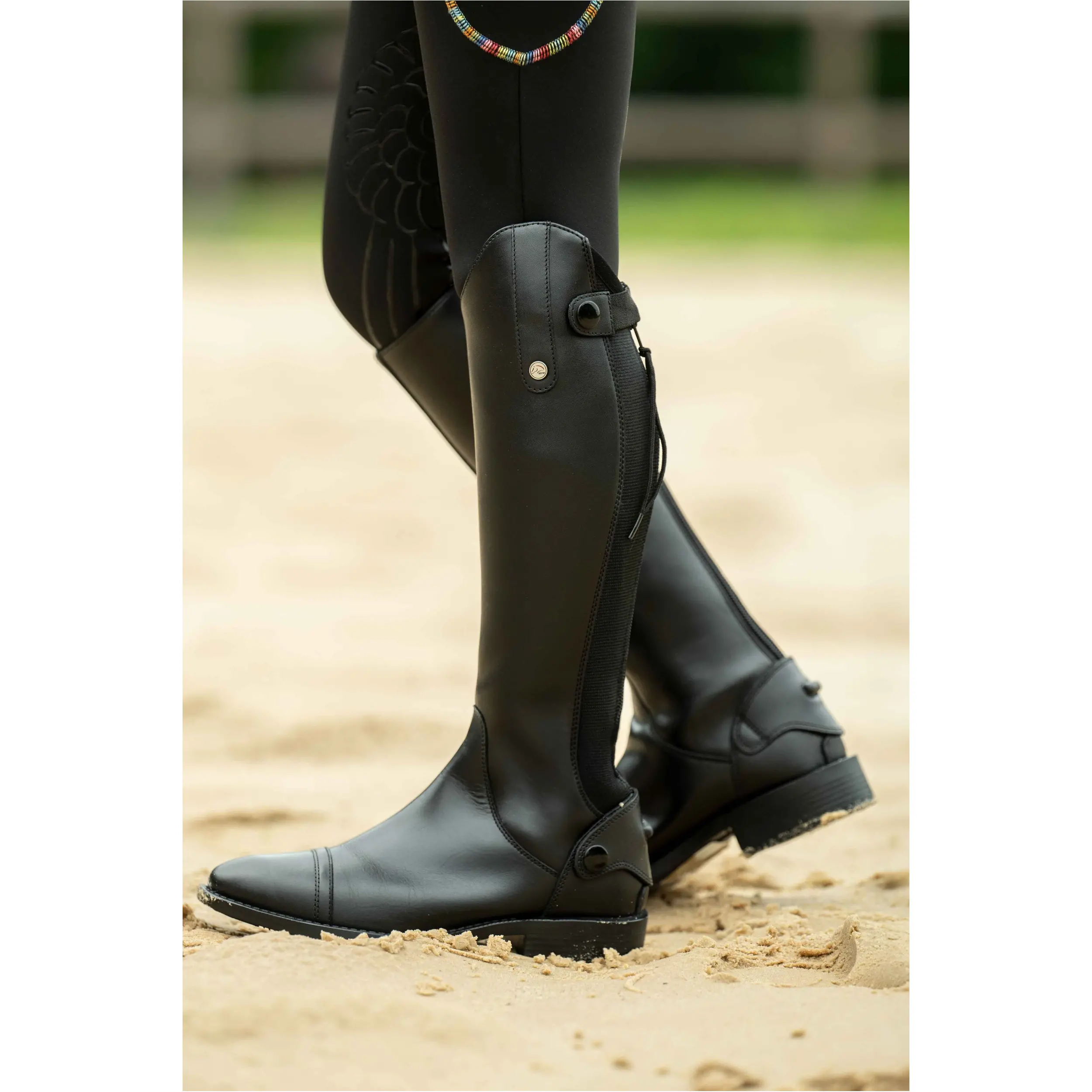 Kinder Reitstiefel JULIE KIDS Echtleder schwarz