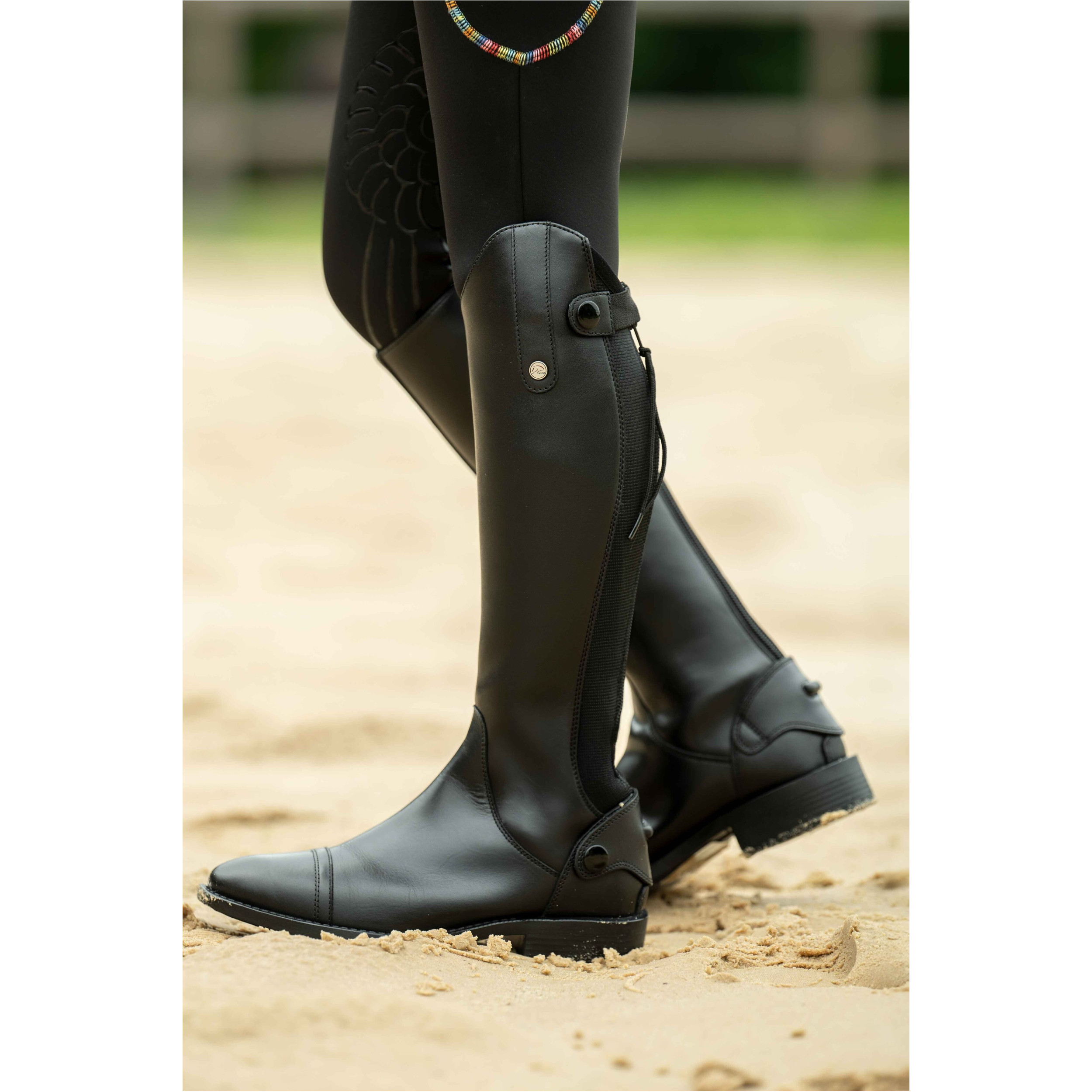 Kinder Reitstiefel JULIE KIDS Echtleder schwarz