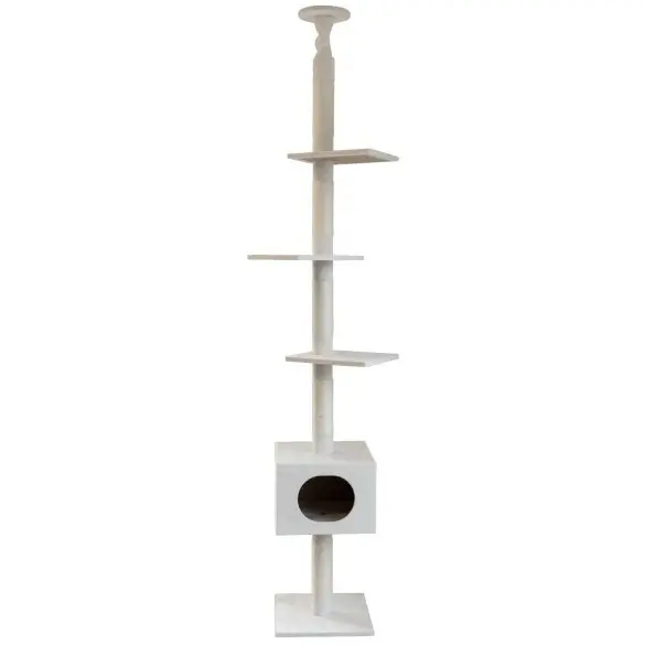 Kratzbaum FERDI weiß 38x38x240-260cm