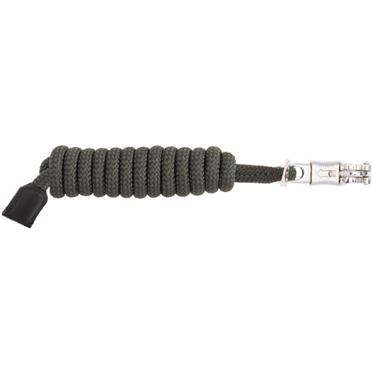 Führstrick mit Panikhaken grün