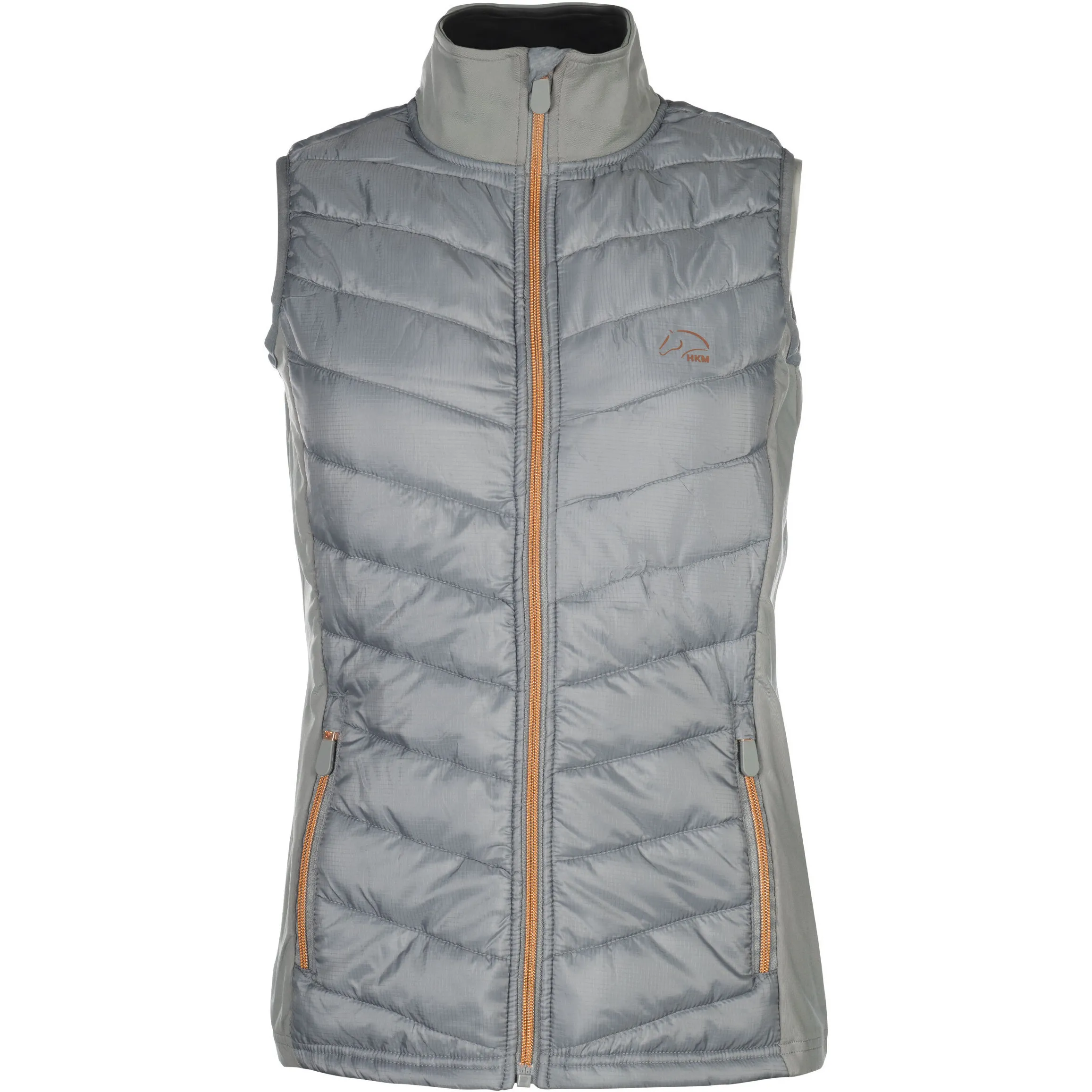 Damen Jersey-/Nylonweste BASEL STYLE grau/rosegold