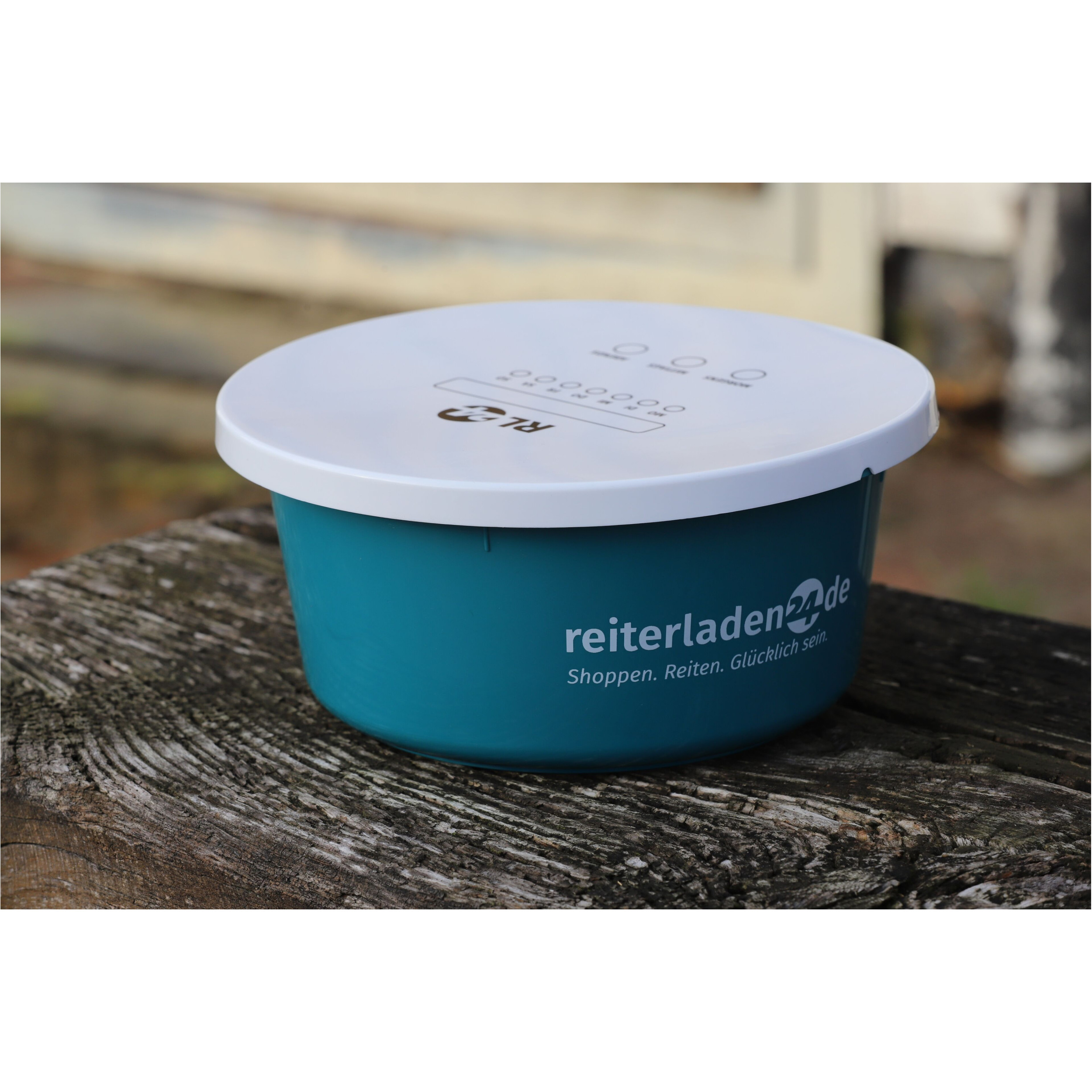 Müslischale mit Deckel wasserblau (3er Set)