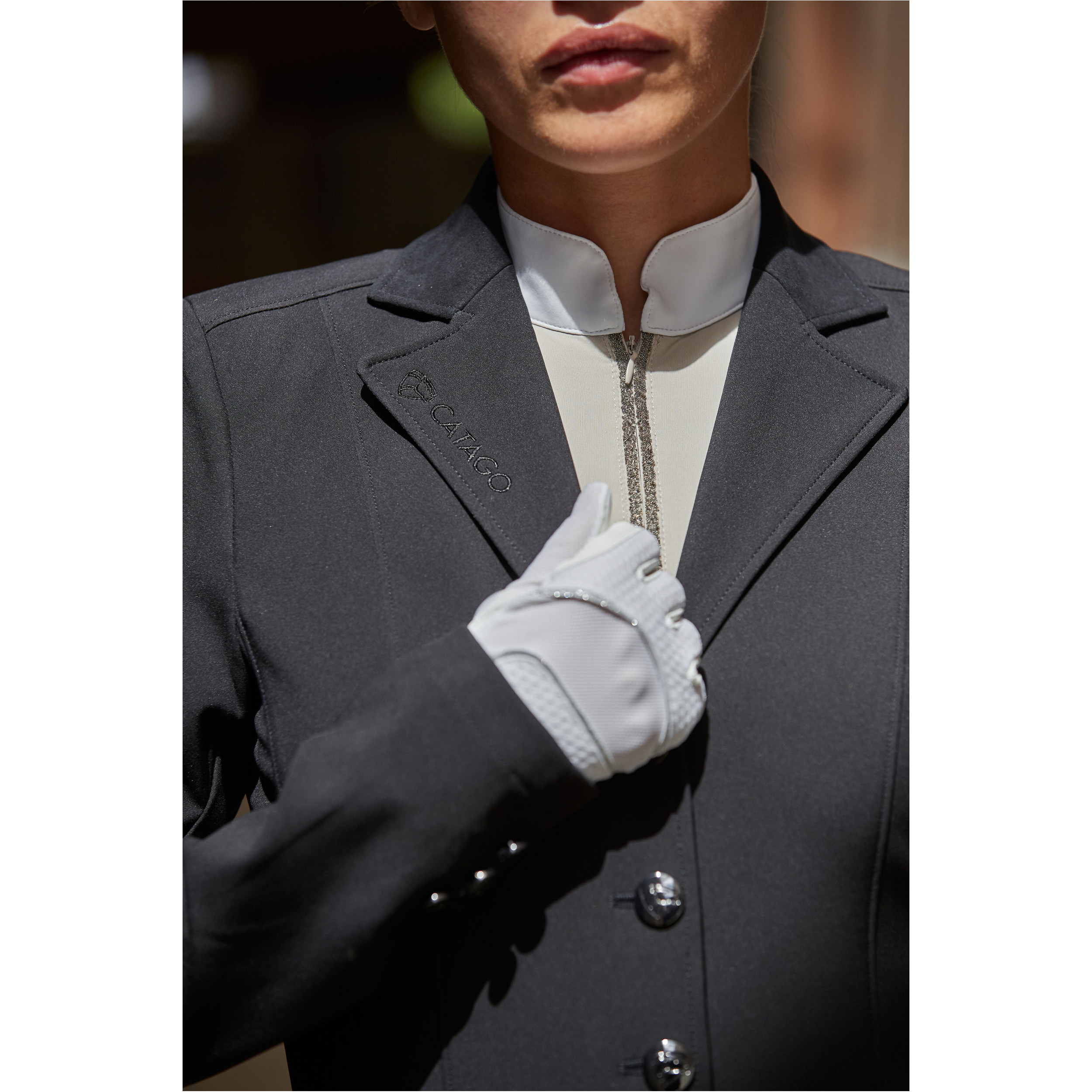 Reithandschuhe FIR-Tech NESS weiß