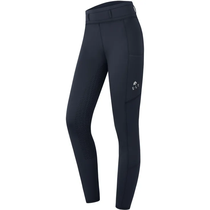Kinder Reitleggings Silikon Vollbesatz ELLA nachtblau
