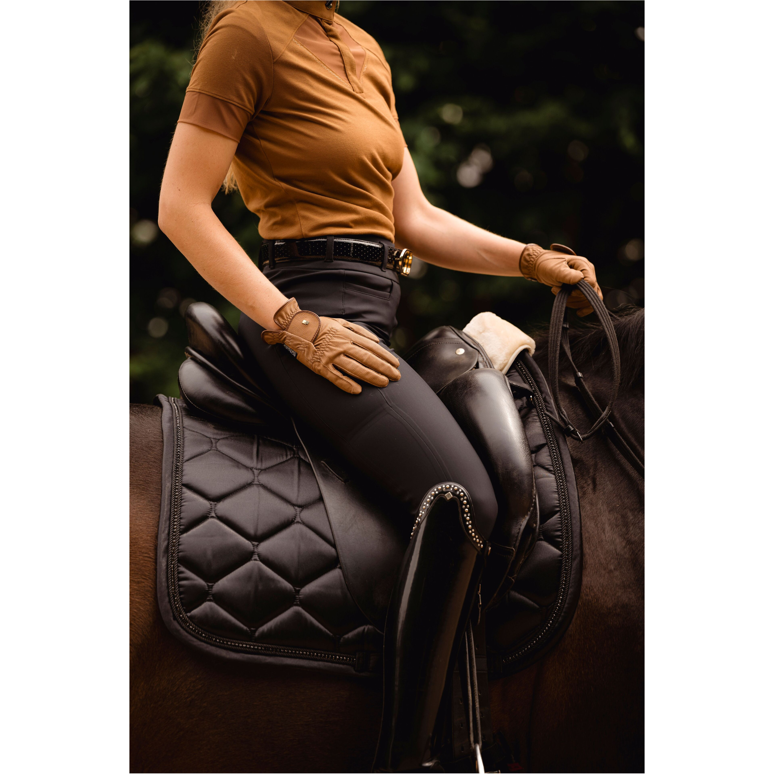 Reithandschuhe ROECK-GRIP caramel