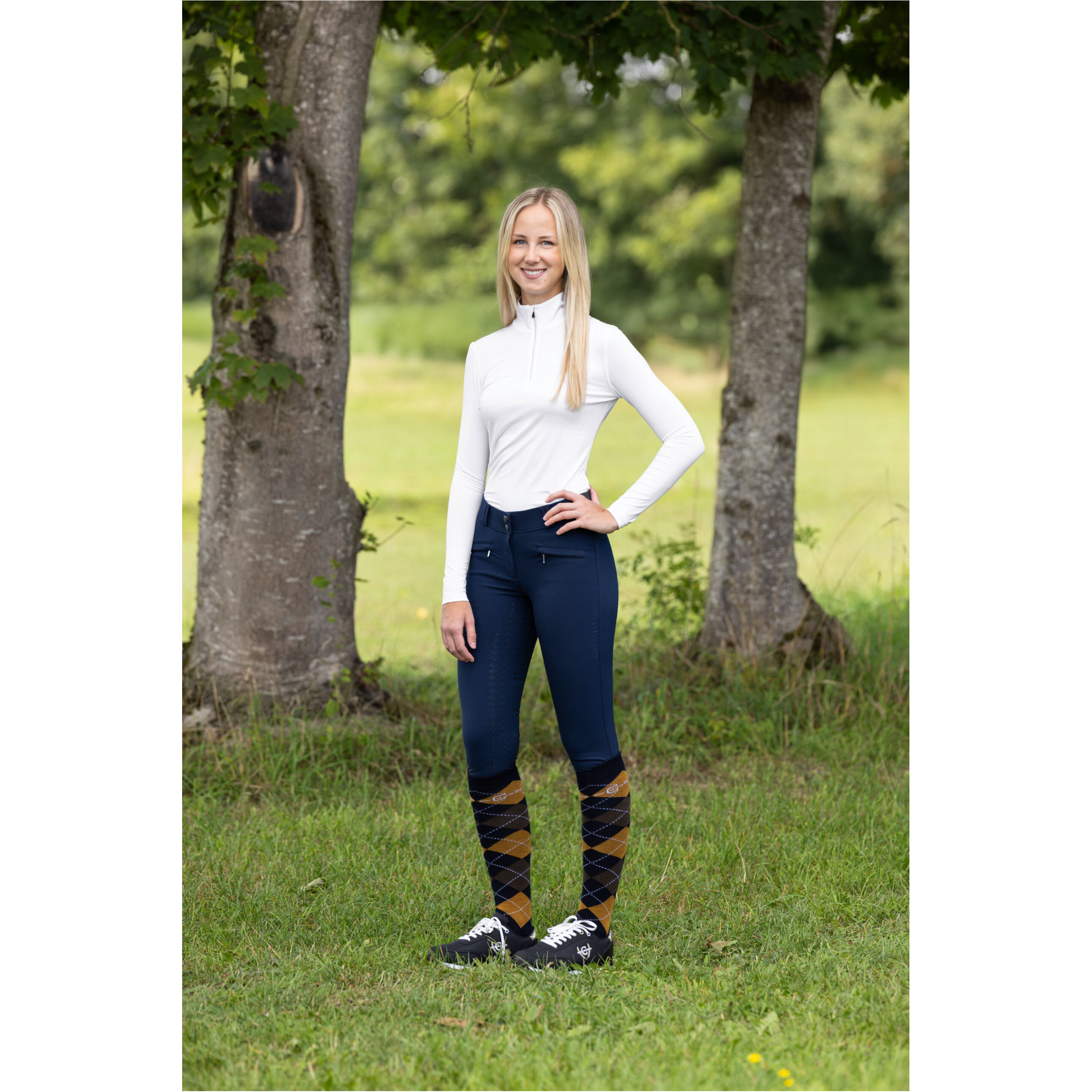 Damen Reithose Silikon Vollbesatz SIGNATURE dark navy Damen Reithose Silikon Vollbesatz SIGNATURE dark navy