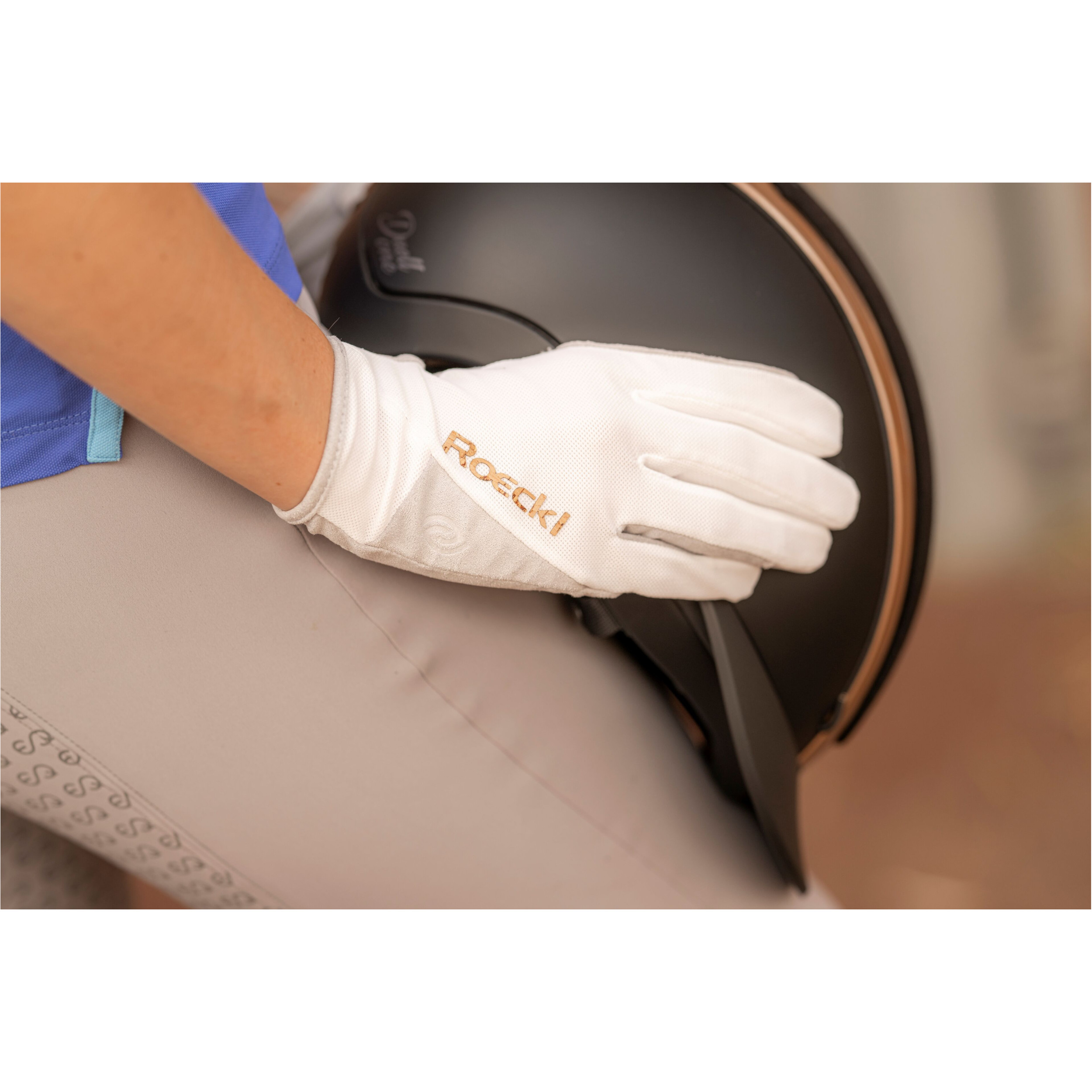 Reithandschuhe MARENO weiß