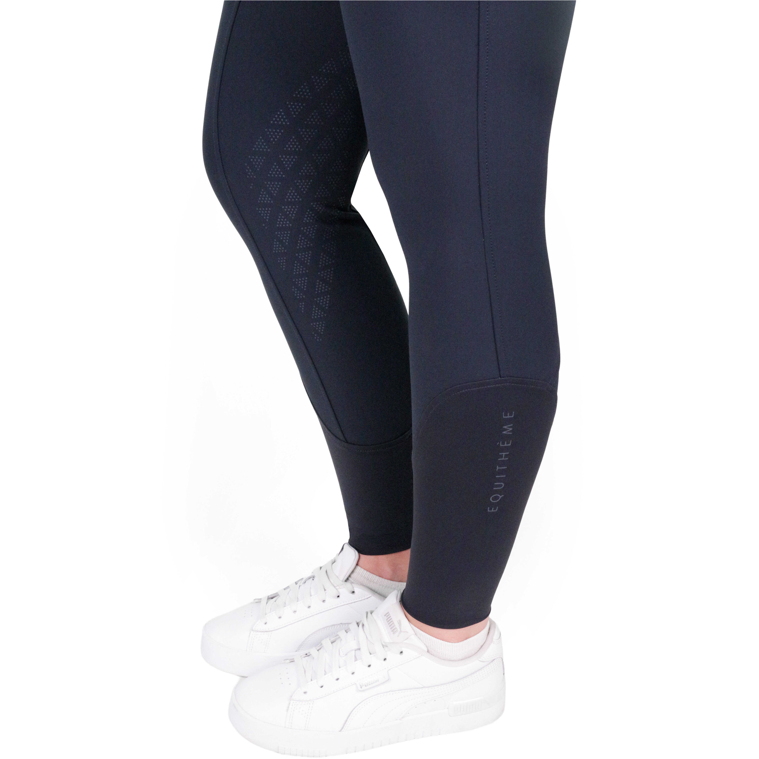 Damen Reithose Silikon Kniebesatz EK-SALLY navy