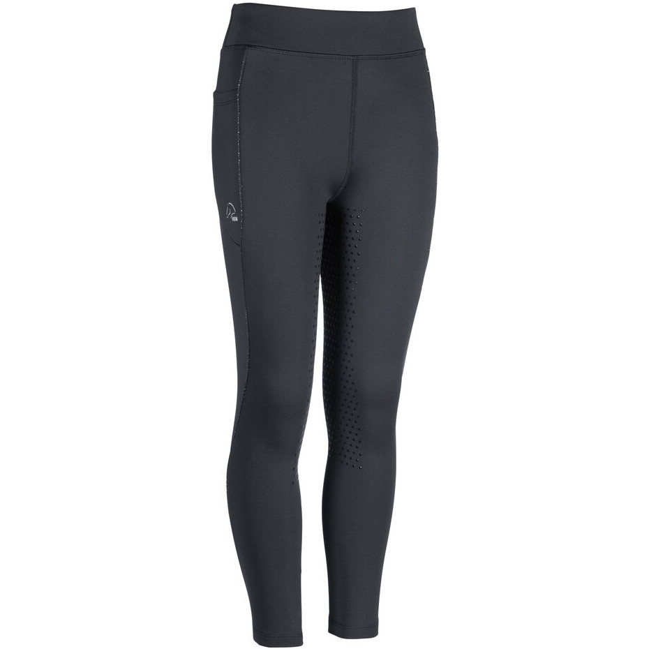 Kinder Reitleggings Silikon Vollbesatz ALICE schwarz