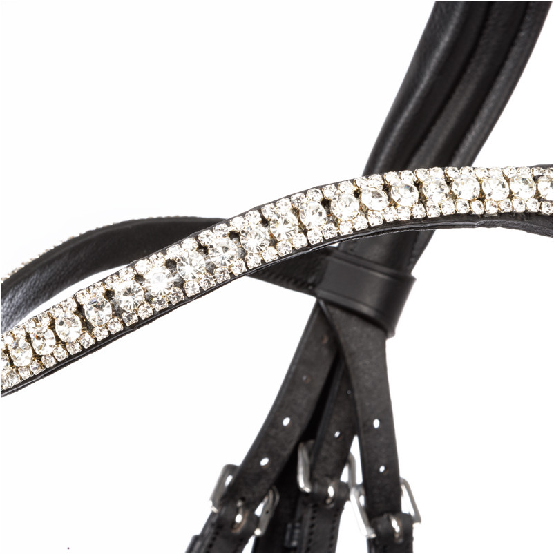 Kandarenzaum mit schwedischen Reithalfter SONYA schwarz