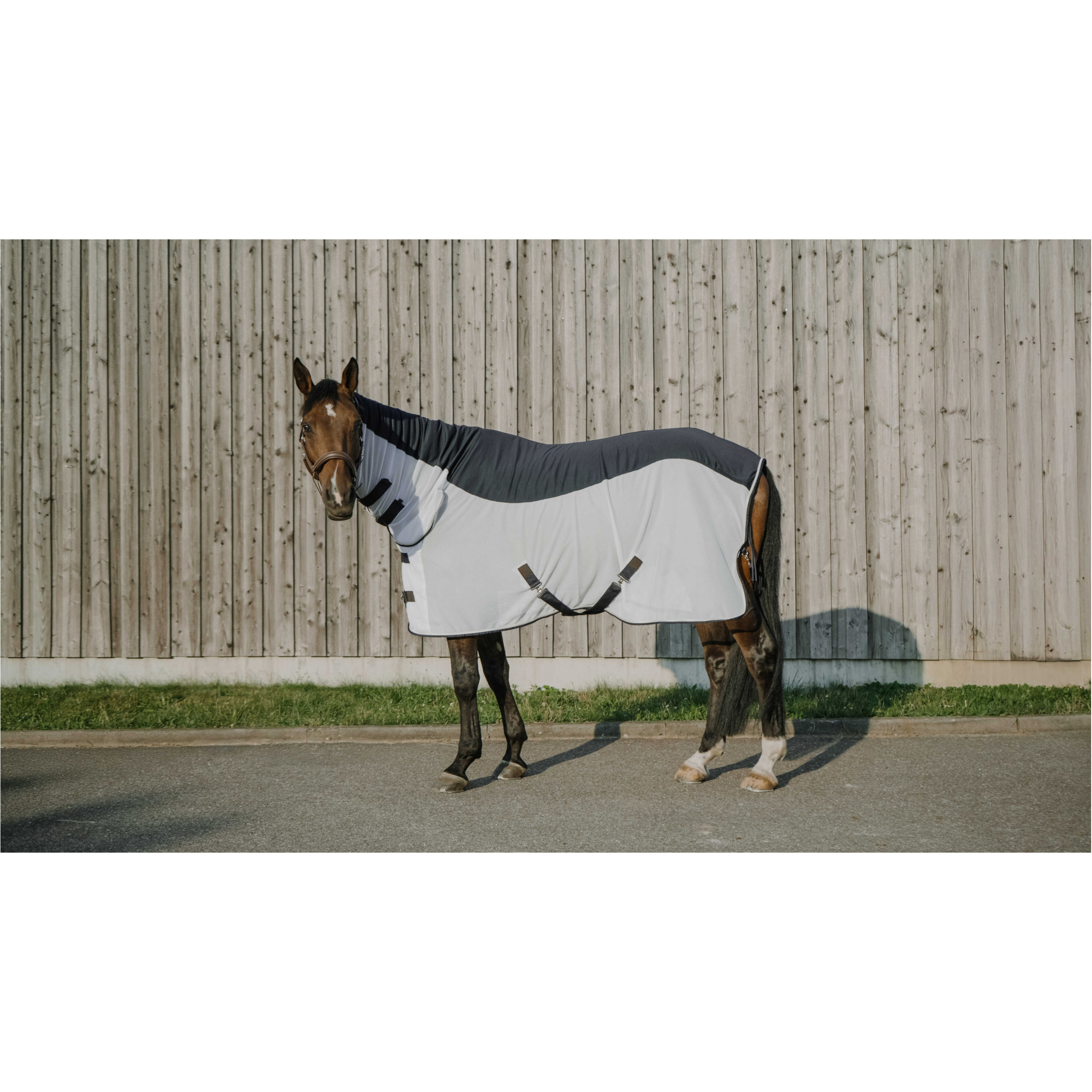 Fliegendecke mit Halsteil UV 50 FLYCOOL COMBO marine/weiß