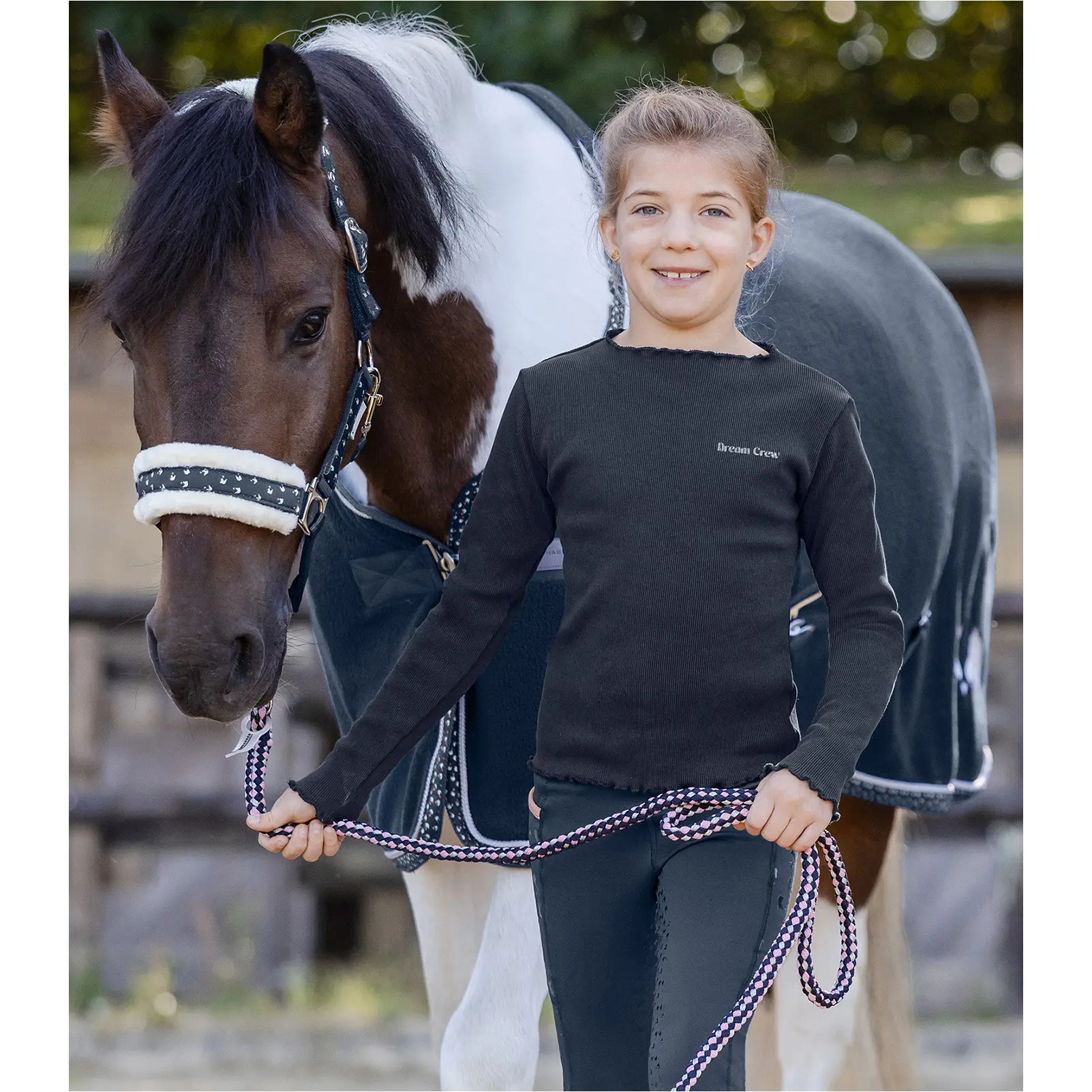 Kinder Langarmshirt LUCKY MERLE tiefblau