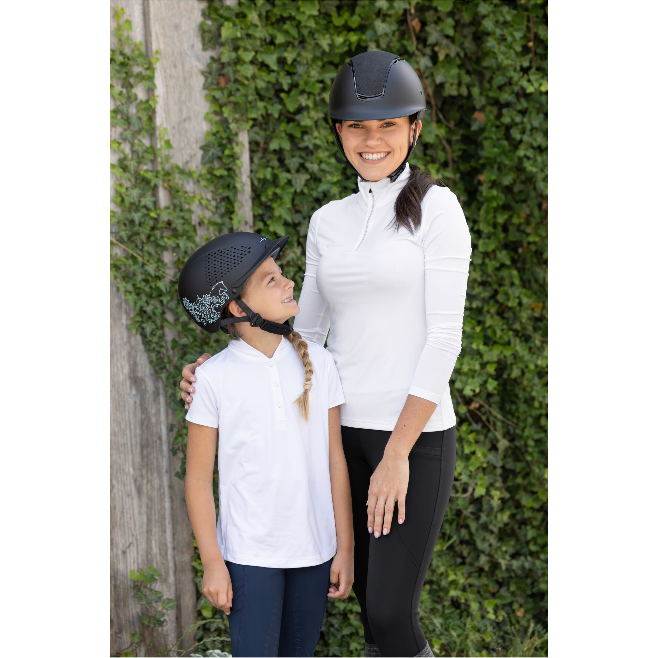 Kinder Reithelm BEAUTY 2.0 schwarz