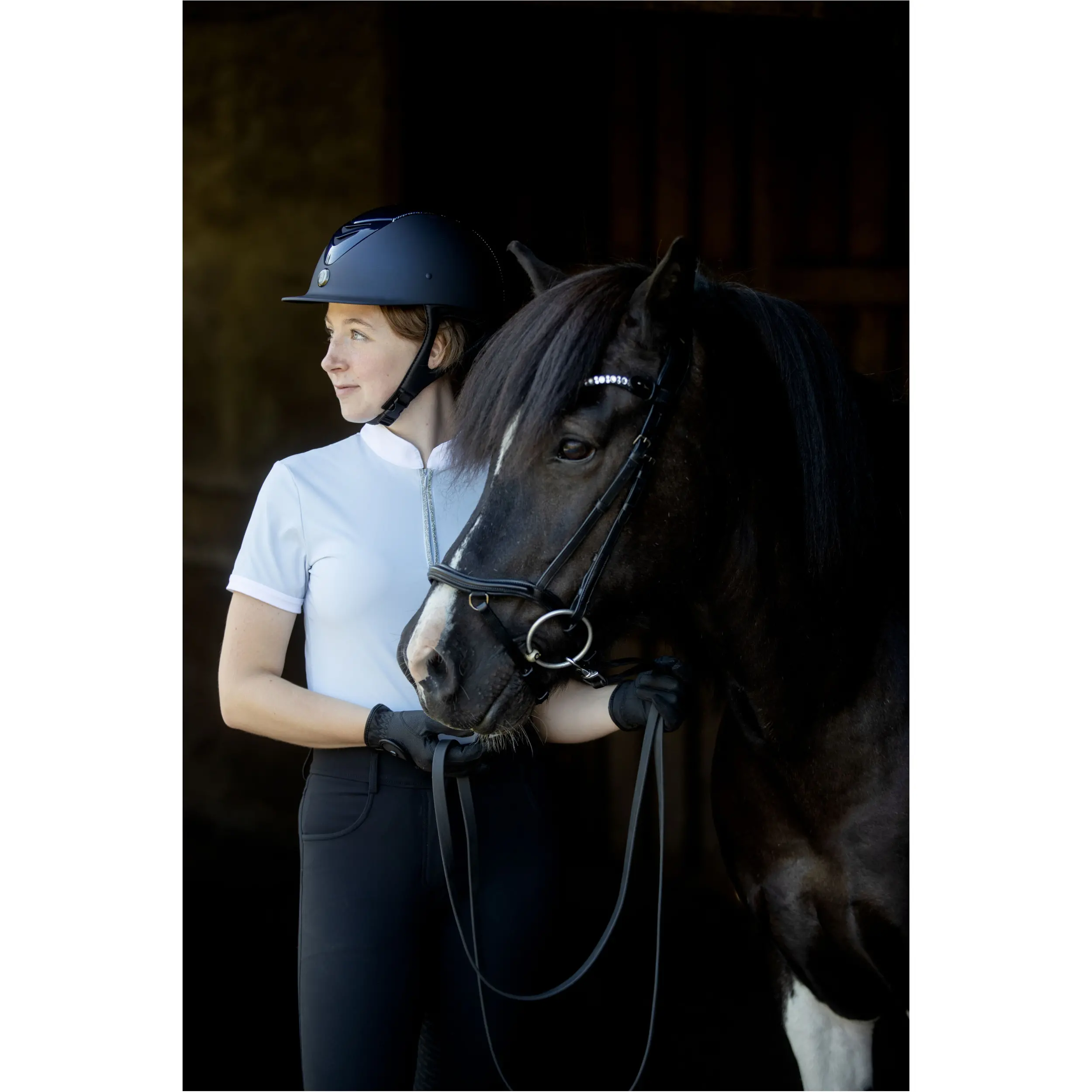 Island anatomisches Reithalfter ICELANDIC schwarz