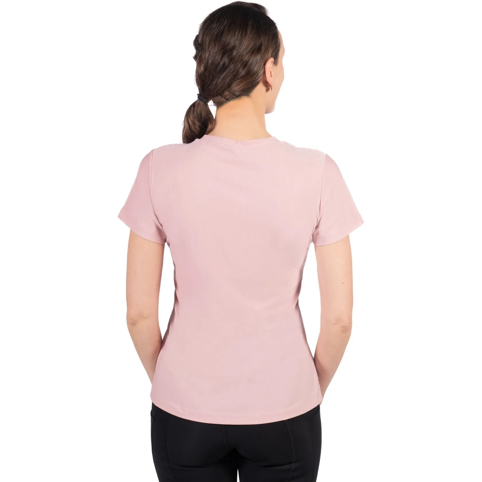Damen T-Shirt SPORTY MESH altrosa