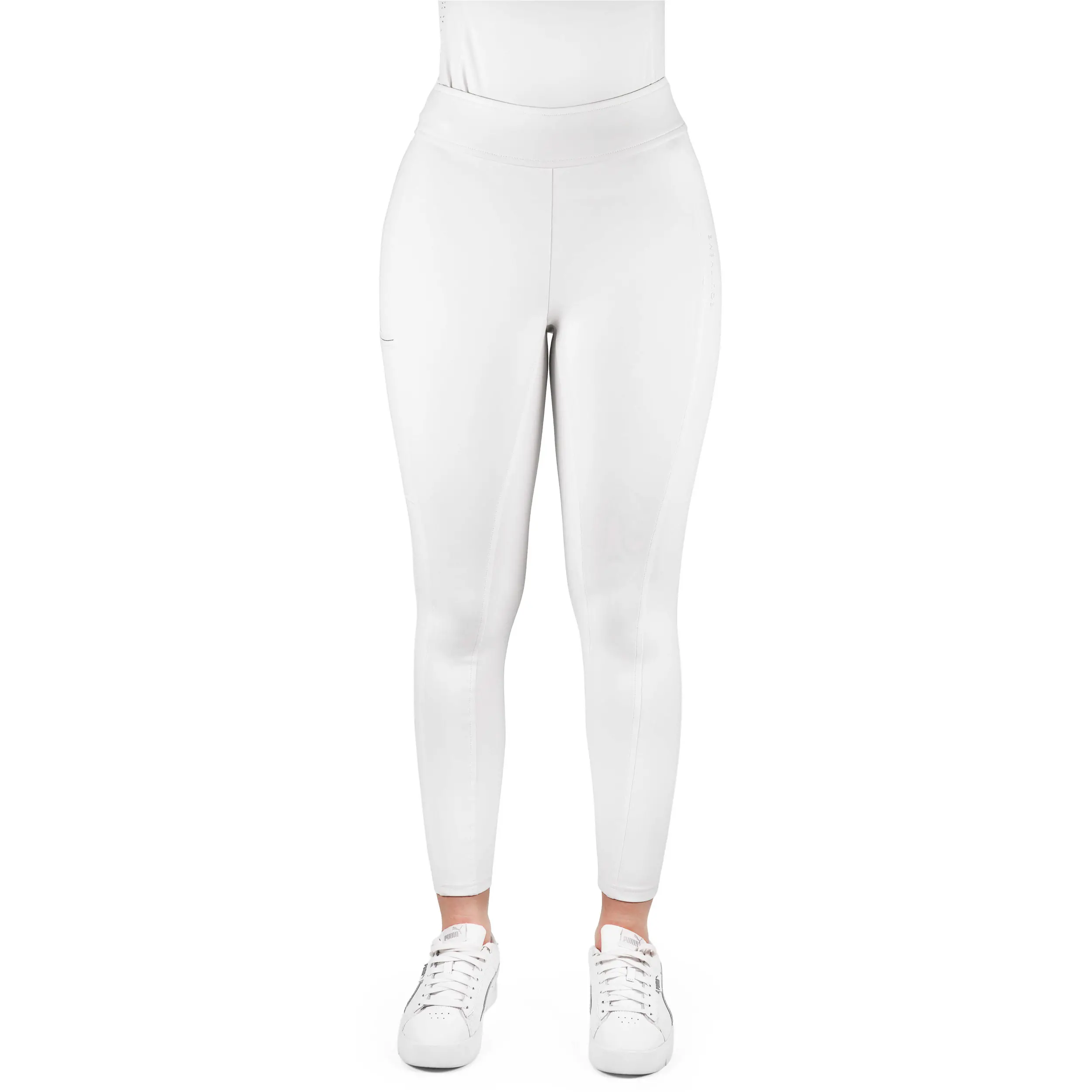Damen Reitleggings Silikon Vollbesatz EK-BIRDY weiß