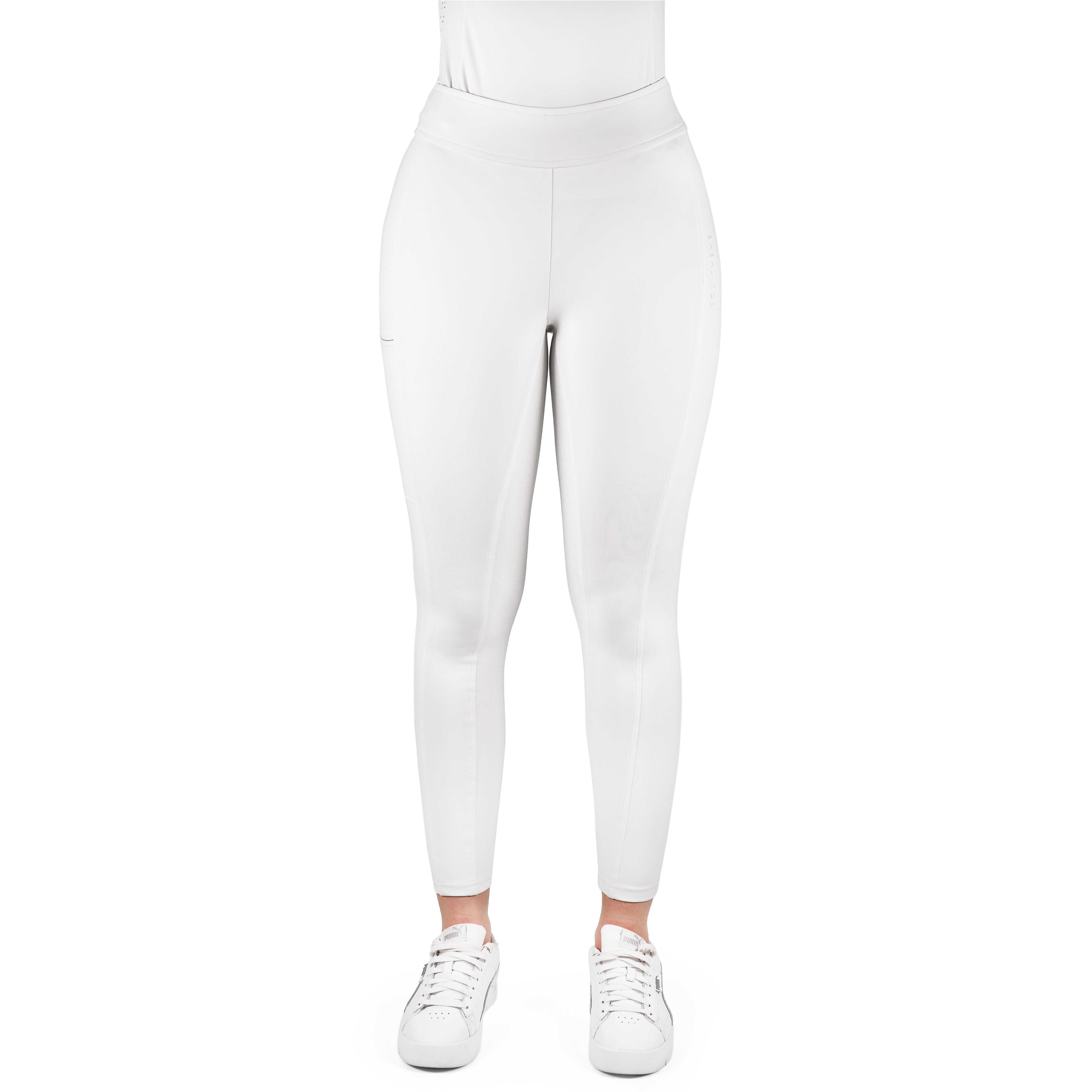 Damen Reitleggings Silikon Vollbesatz EK-BIRDY weiß
