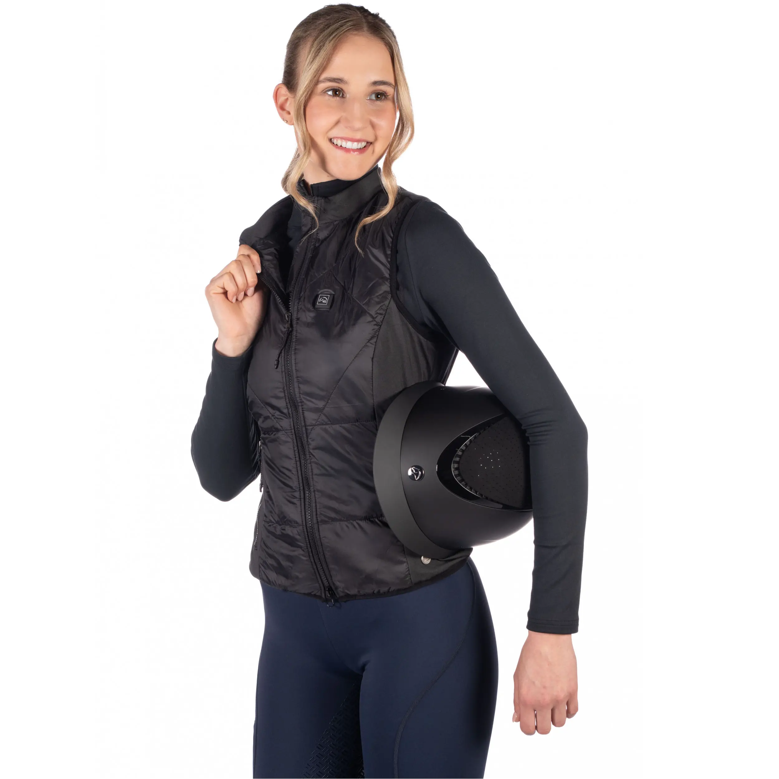 Winter Damen Heizweste SLIMLINE STYLE schwarz