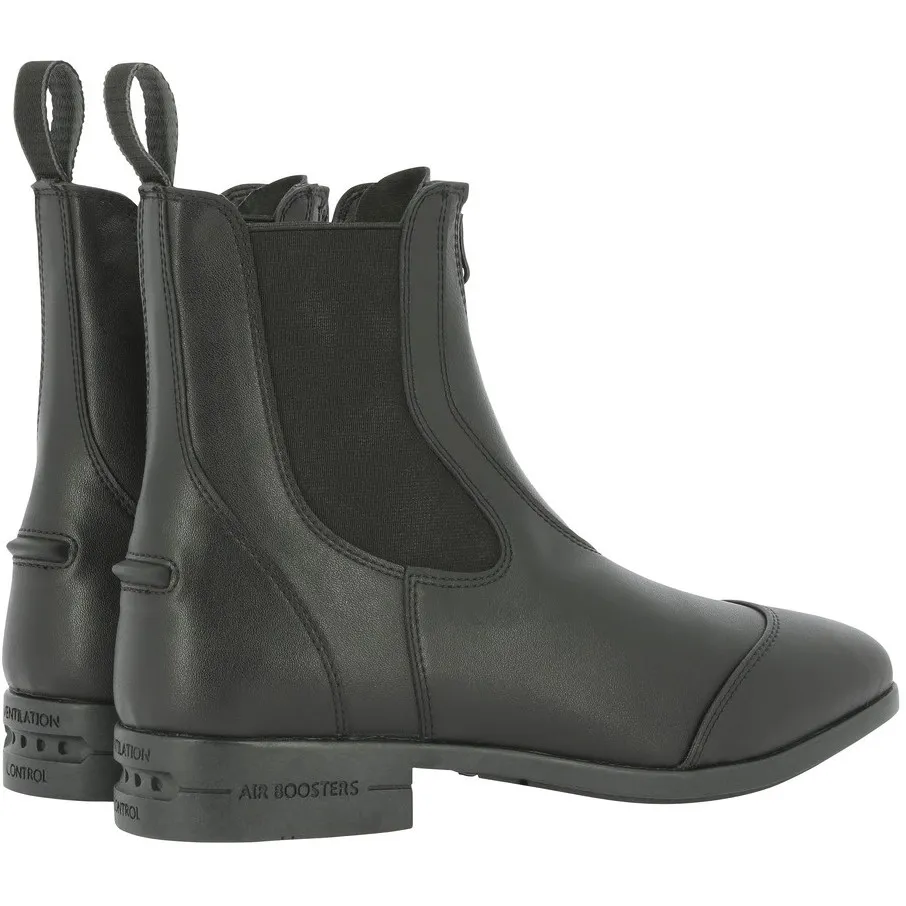 Reitstiefeletten recycelt ZÜRICH mit stoßdämpfender Sohle & Zip schwarz