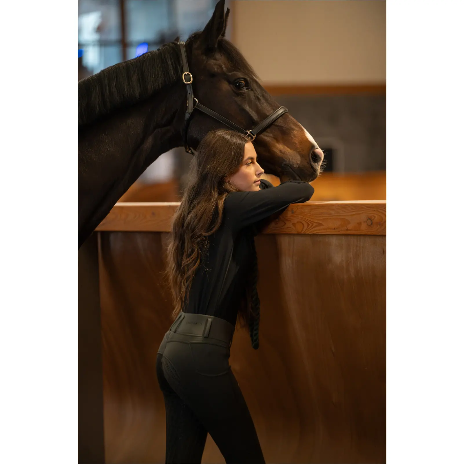 Damen Reitleggings Silikon Vollbesatz SHANNON forest night Damen Reitleggings Silikon Vollbesatz SHANNON forest night