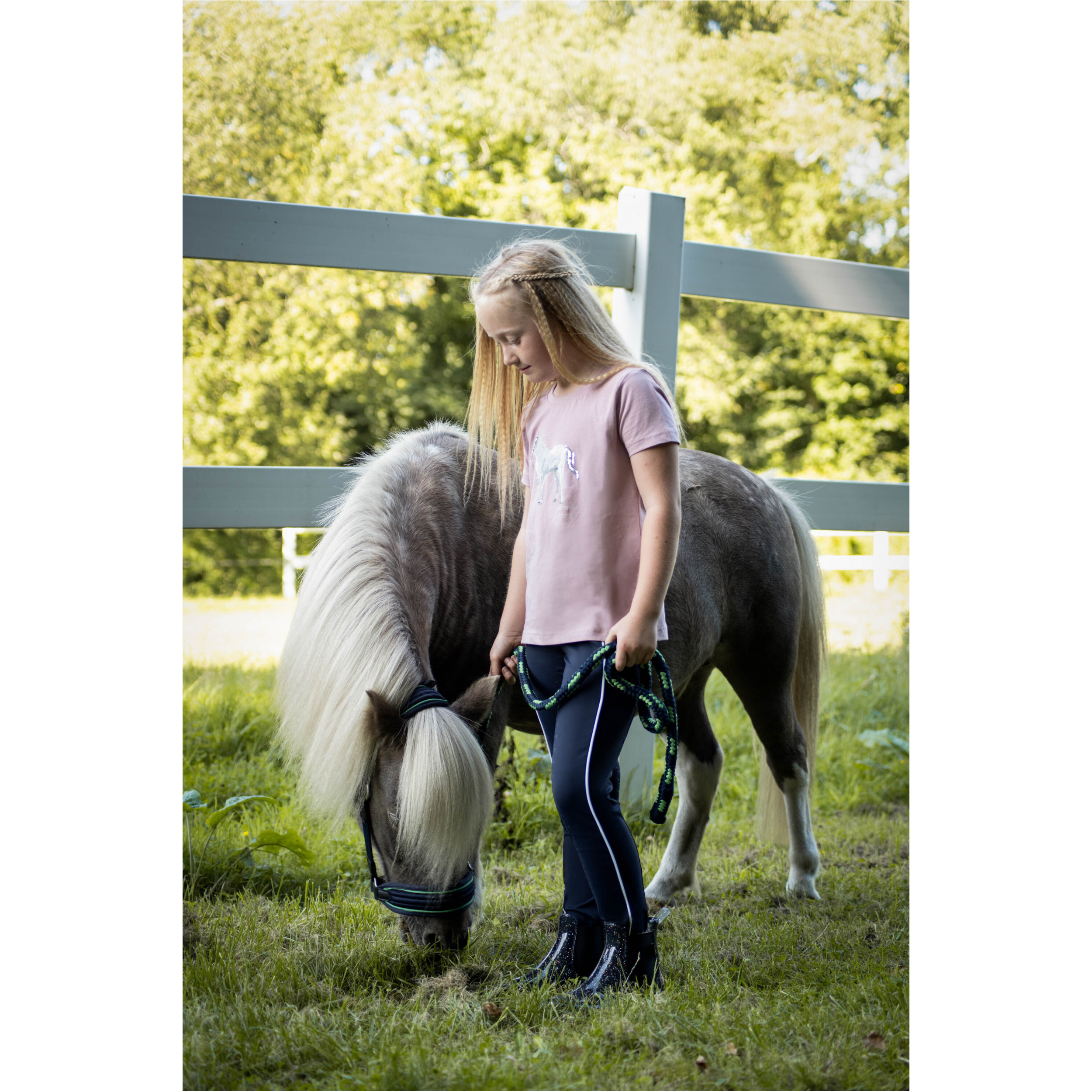 Kinder Reitleggings Silikon Vollbesatz MAUI dunkelblau Kinder Reitleggings Silikon Vollbesatz MAUI dunkelblau