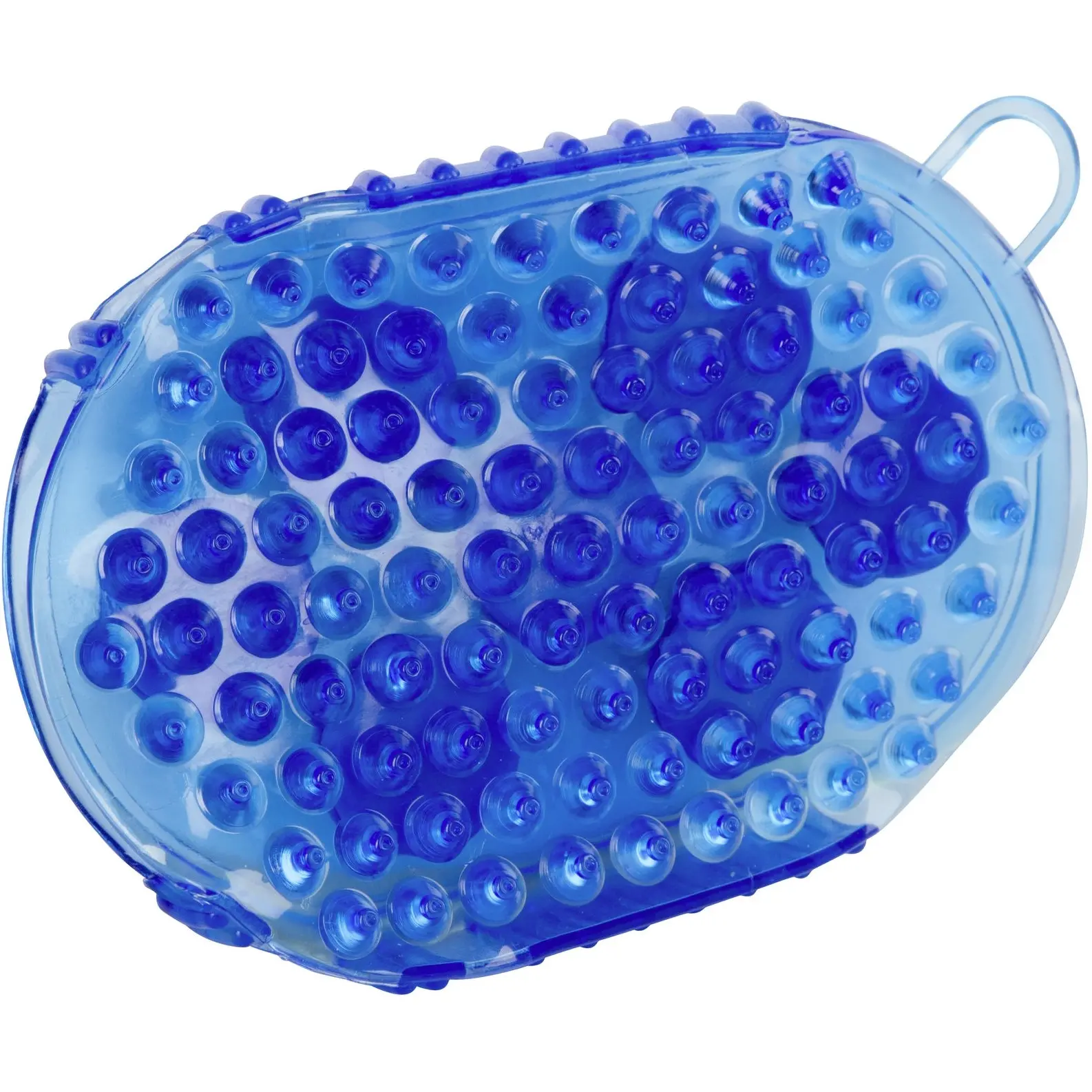 Massage- und Putzhandschuh royalblau