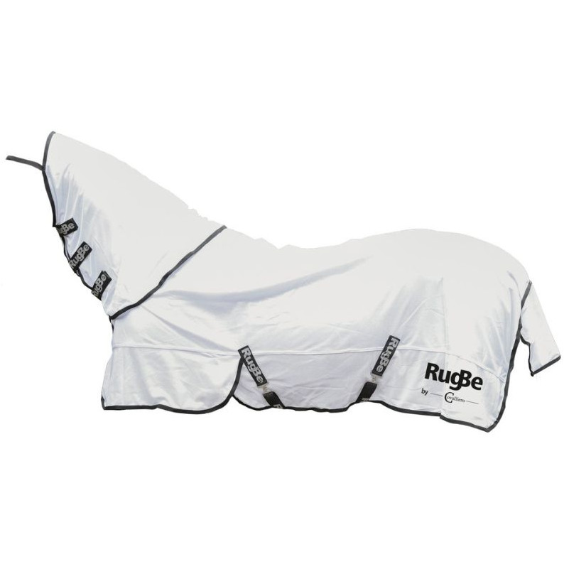 Fliegendecke mit Halsteil (abnehmbar) RugBe SUPERFLY weiß