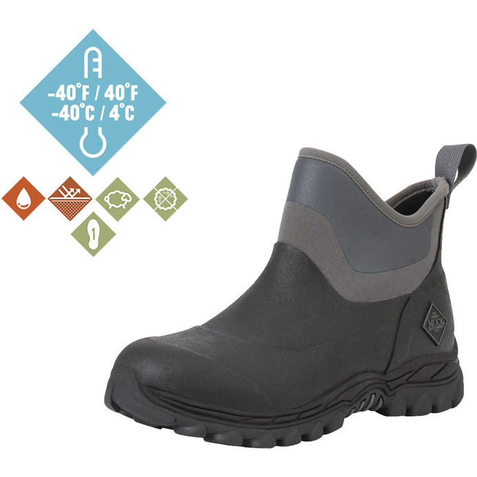 Winter Damen Stiefeletten ARCTIC SPORT II ANKLE schwarz/grau