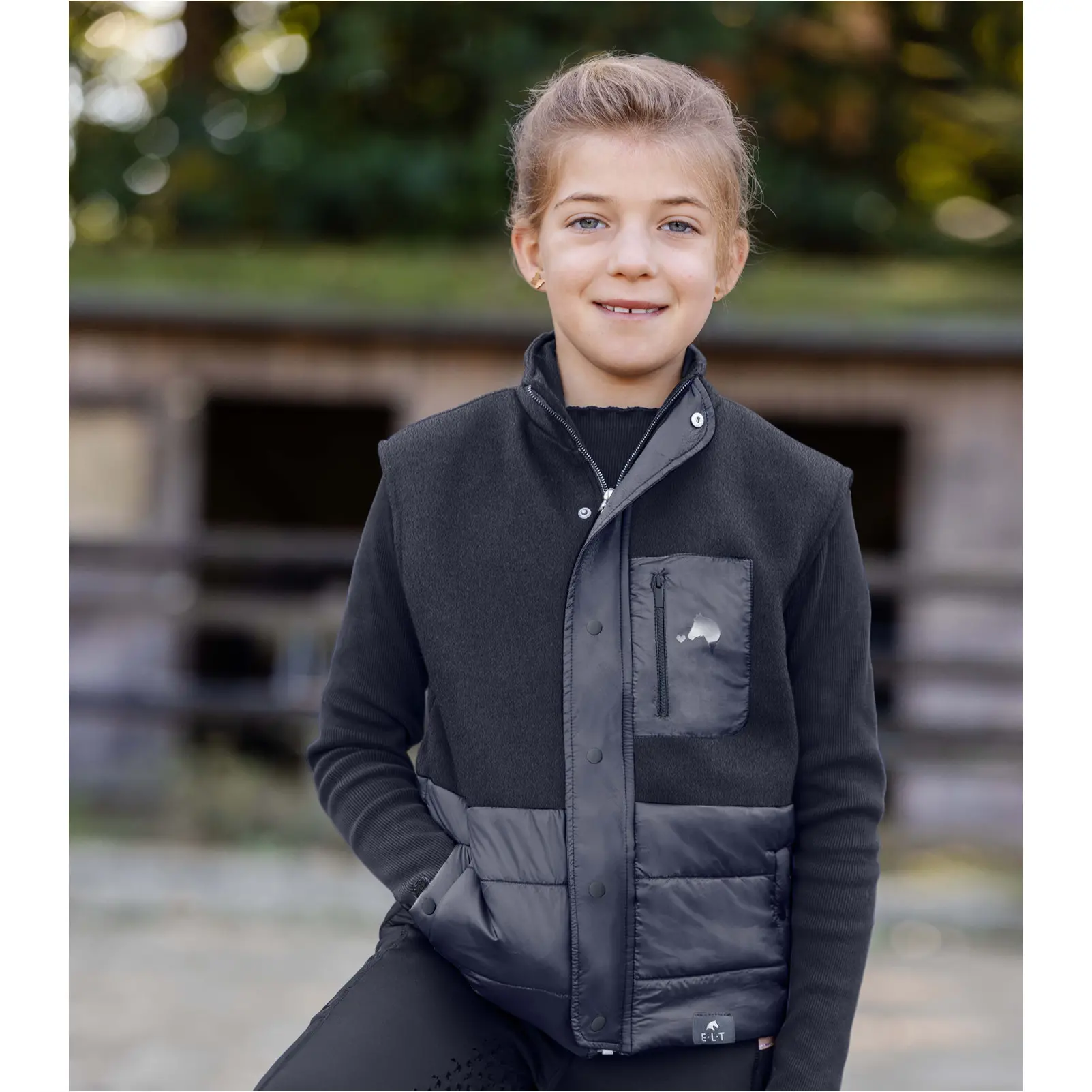 Kinder Steppweste LUCKY MILU tiefblau