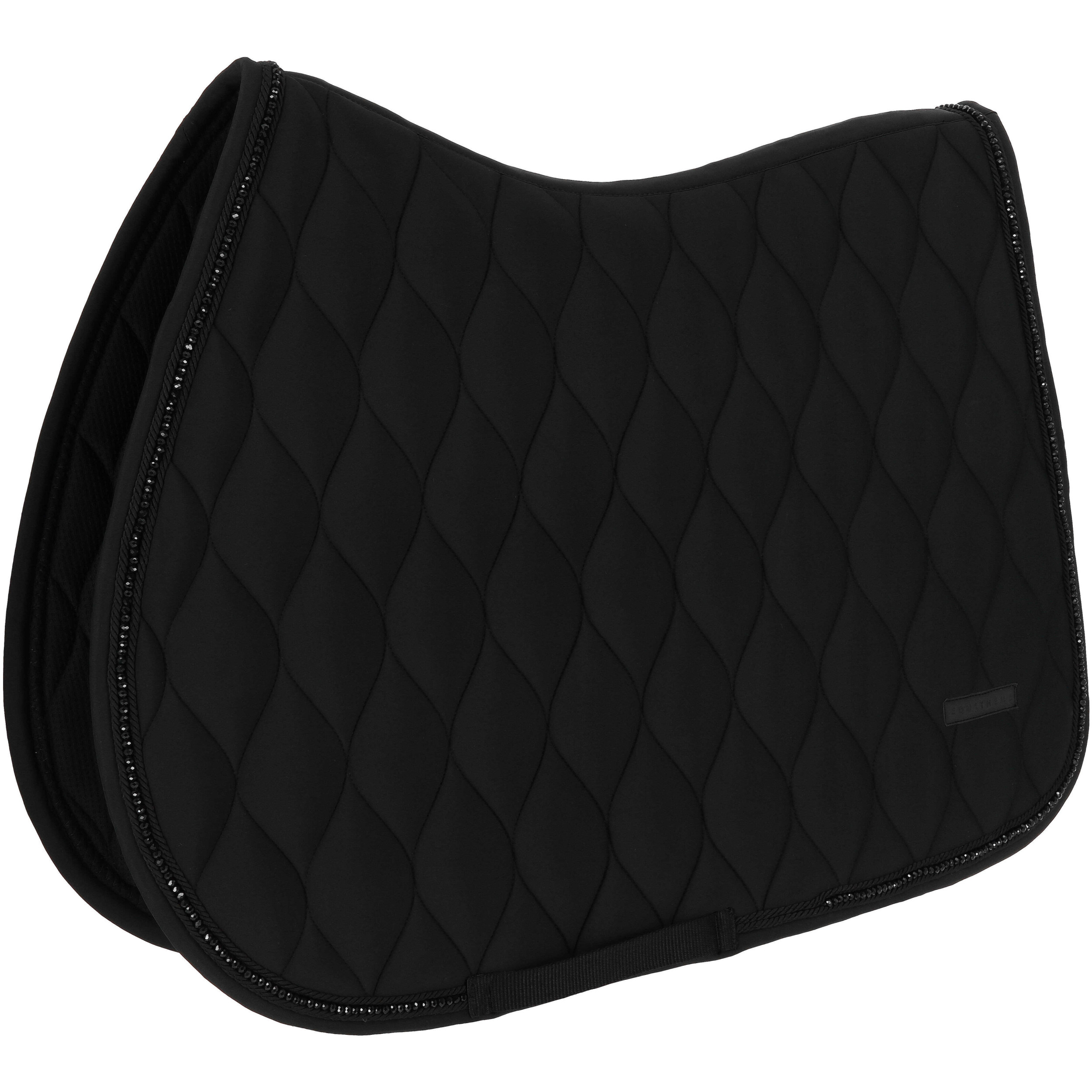 Schabracke mit schwarzen Perlen PEARL schwarz Vielseitigkeit