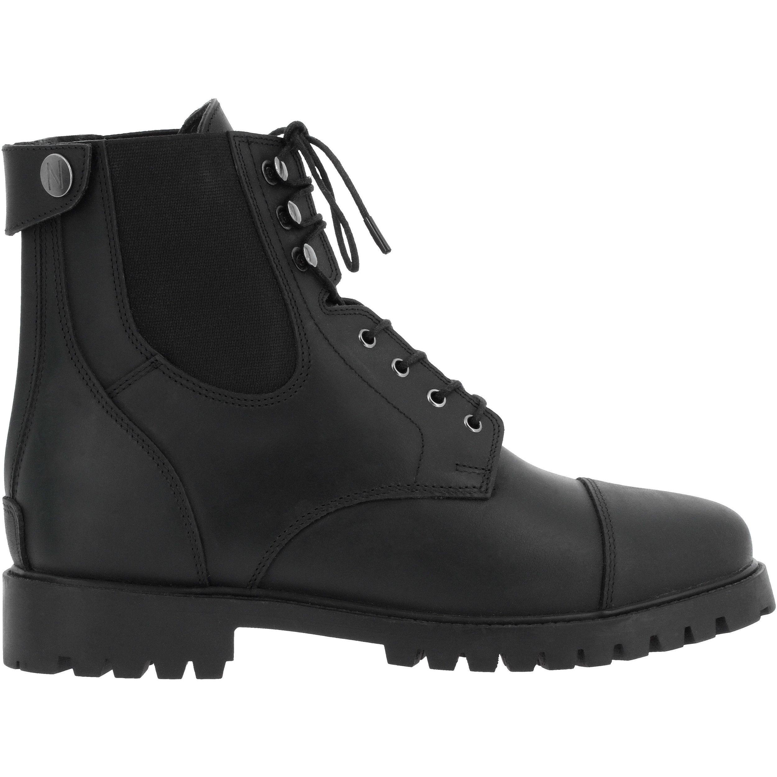 Reitstiefeletten mit Schnürsenkel & Zip VAUVERT Echtleder schwarz Reitstiefeletten mit Schnürsenkel & Zip VAUVERT Echtleder schwarz