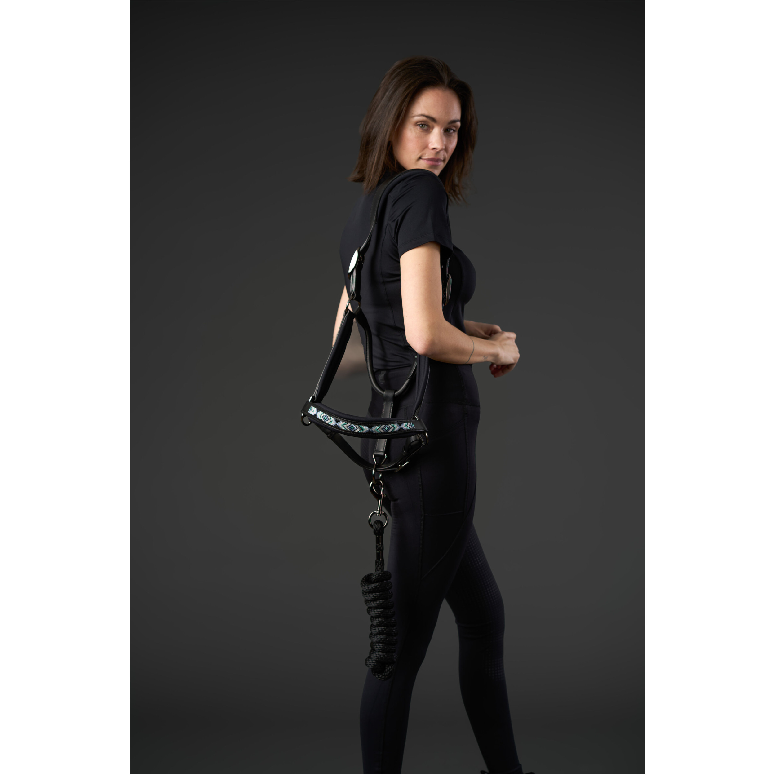 Lederhalfter ANAMO schwarz Lederhalfter ANAMO schwarz