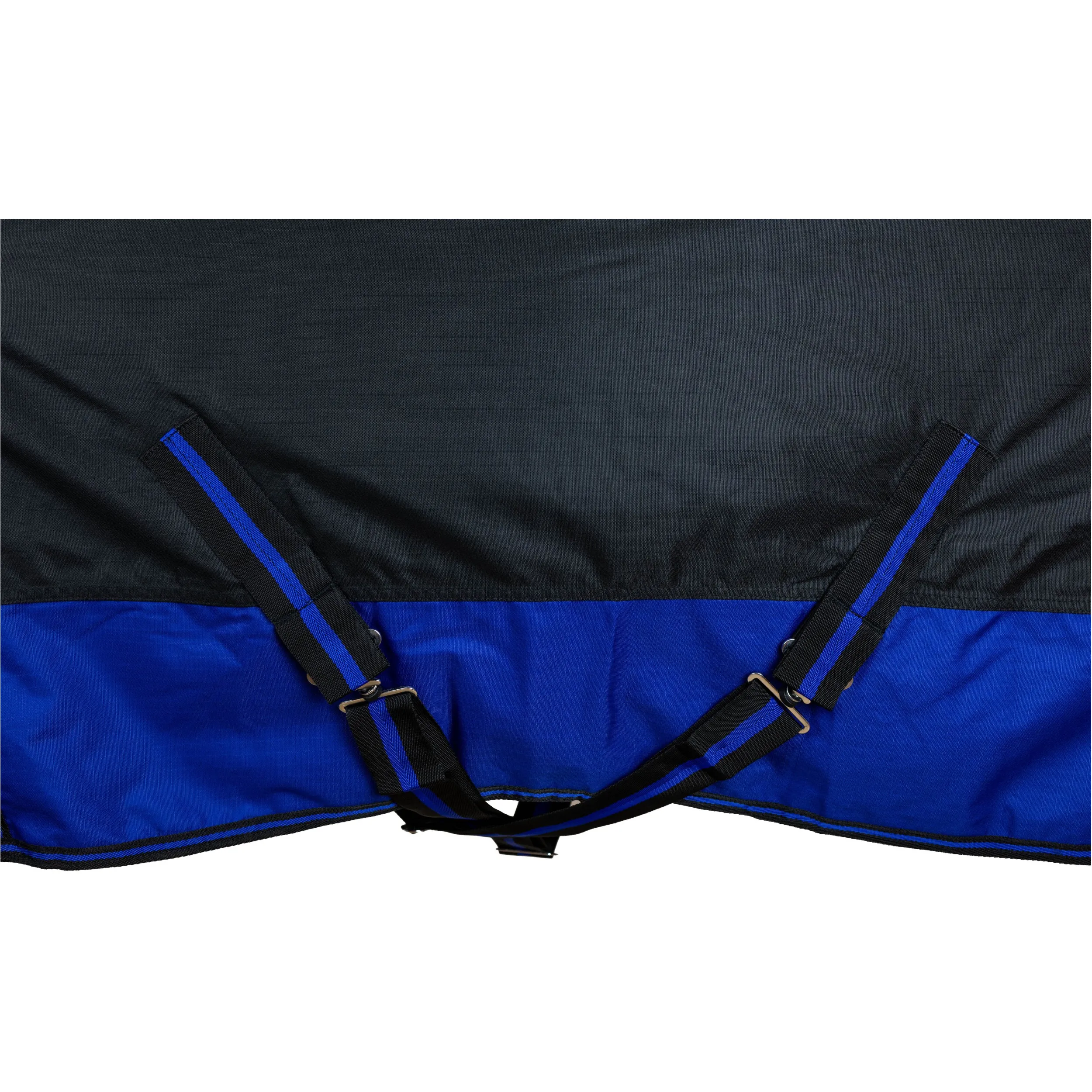Winterdecke Full Neck 200g Füllung 600D BASICLINE schwarz/royalblau