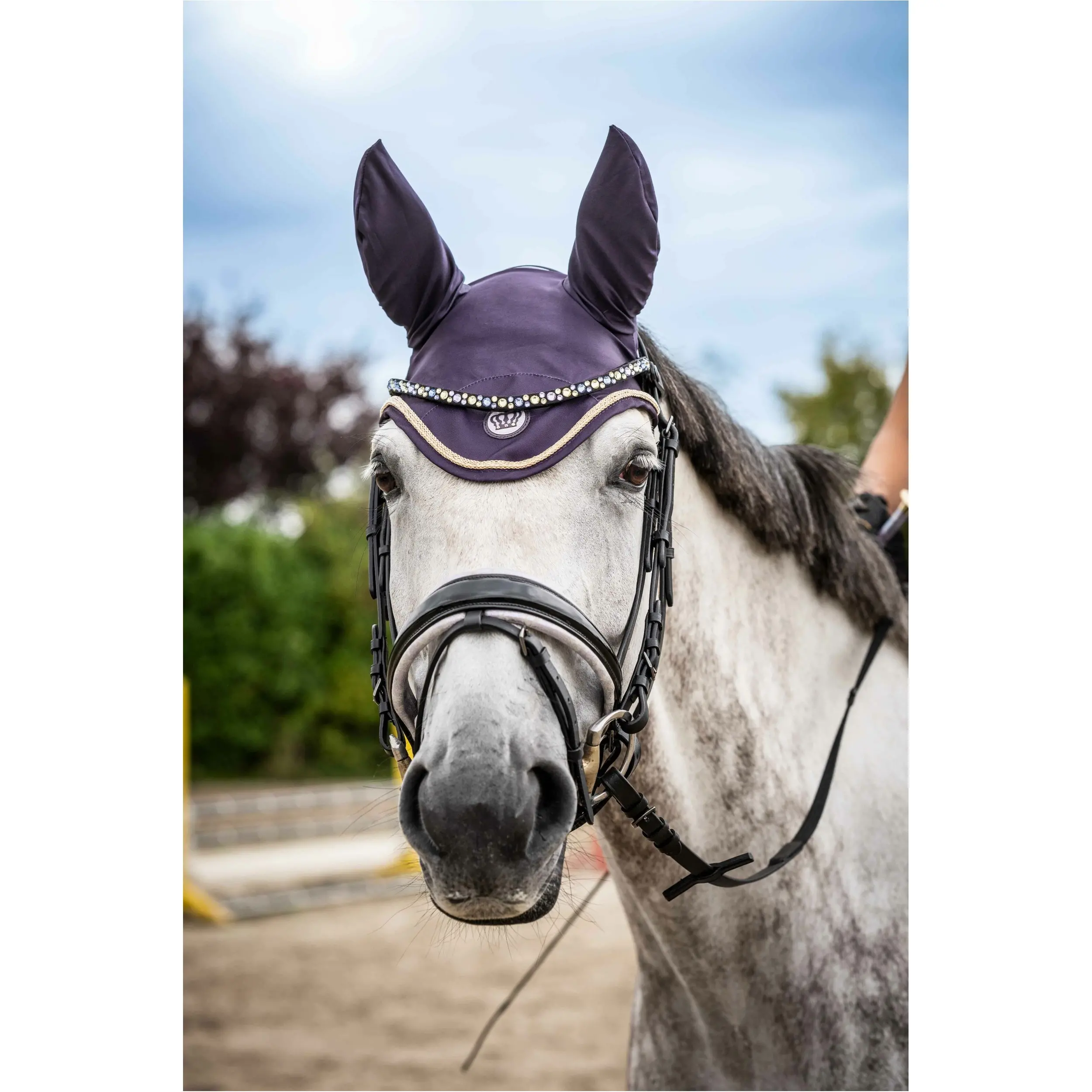 Stirnband ELIANA dunkellila Stirnband ELIANA dunkellila