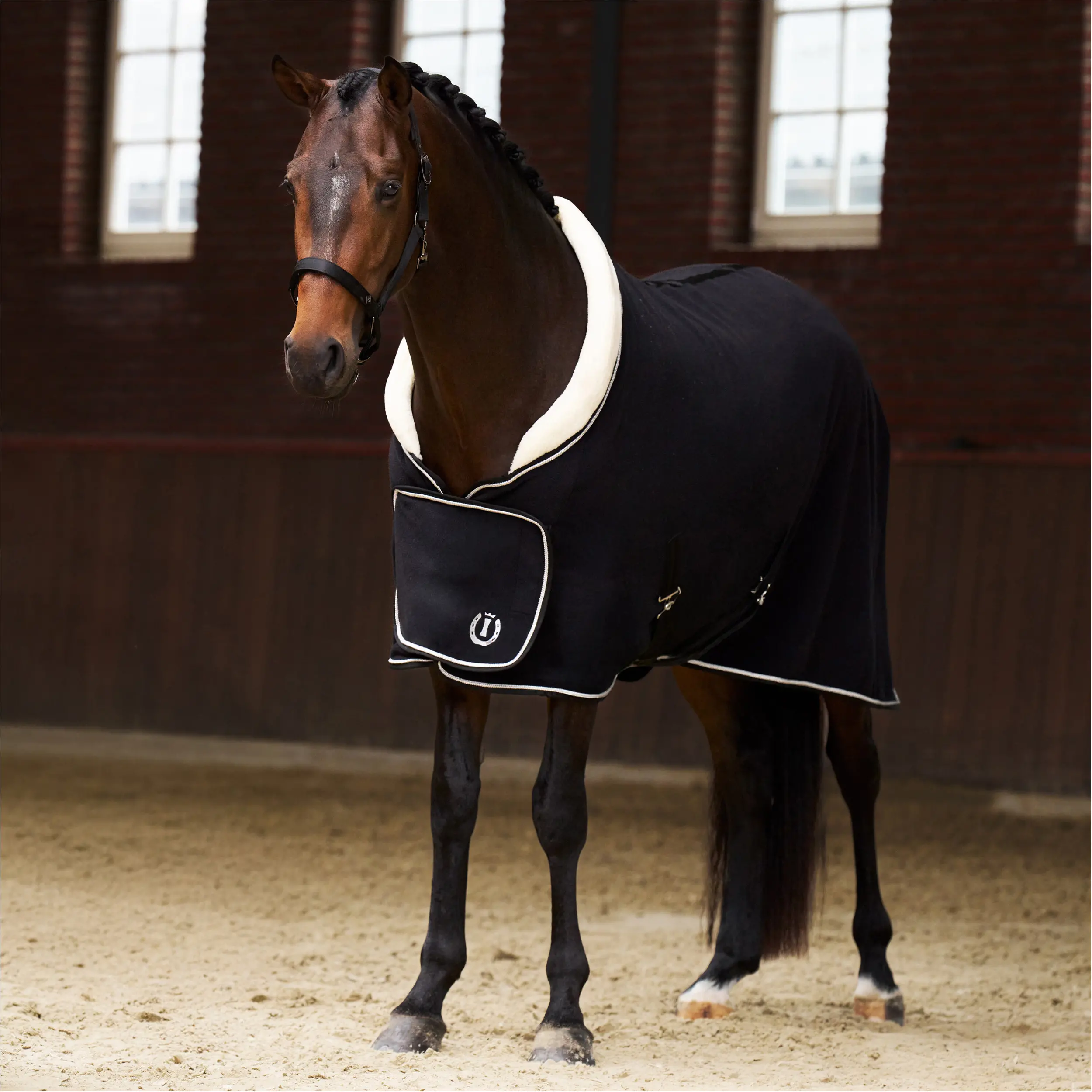 Fleecedecke IRHEssential schwarz