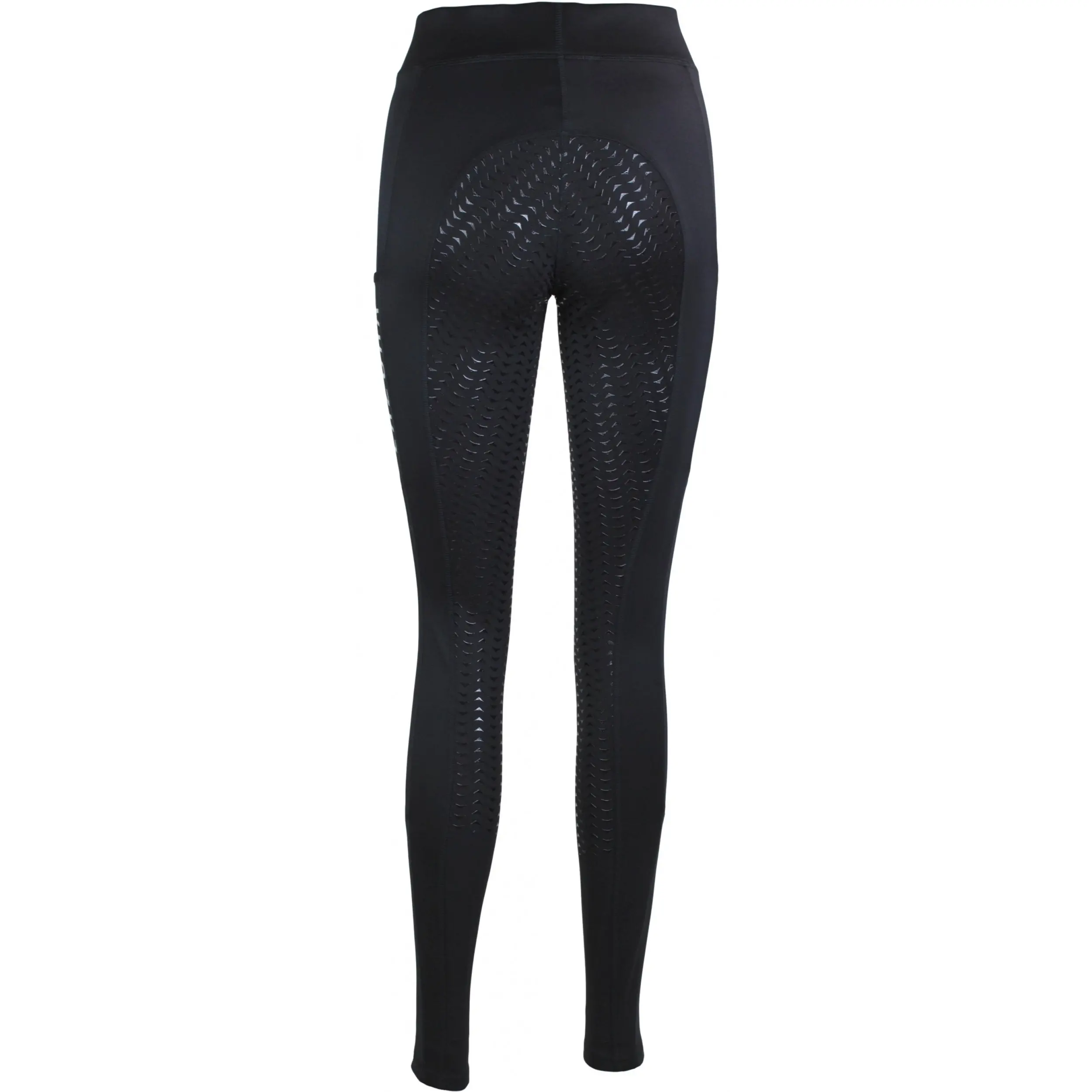 Kinder Reitleggings Silikon Vollbesatz EMILIA schwarz