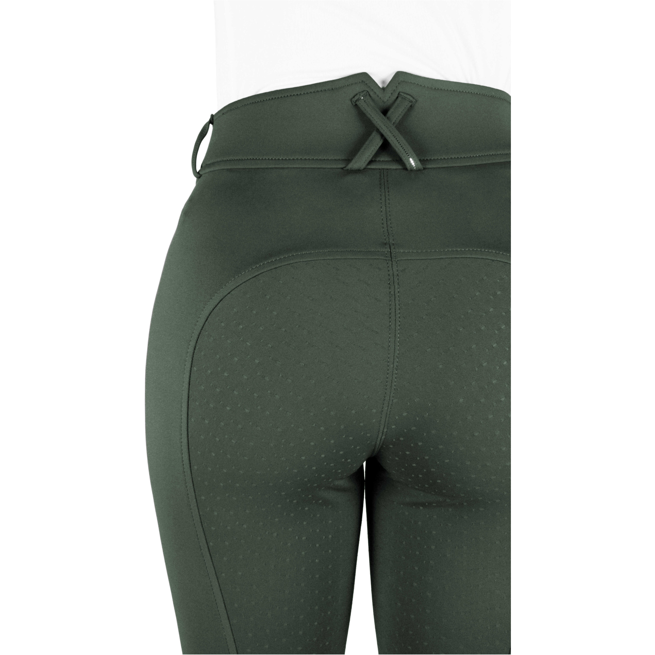 Damen Reithose Silikon Vollbesatz EK-CARLY khaki